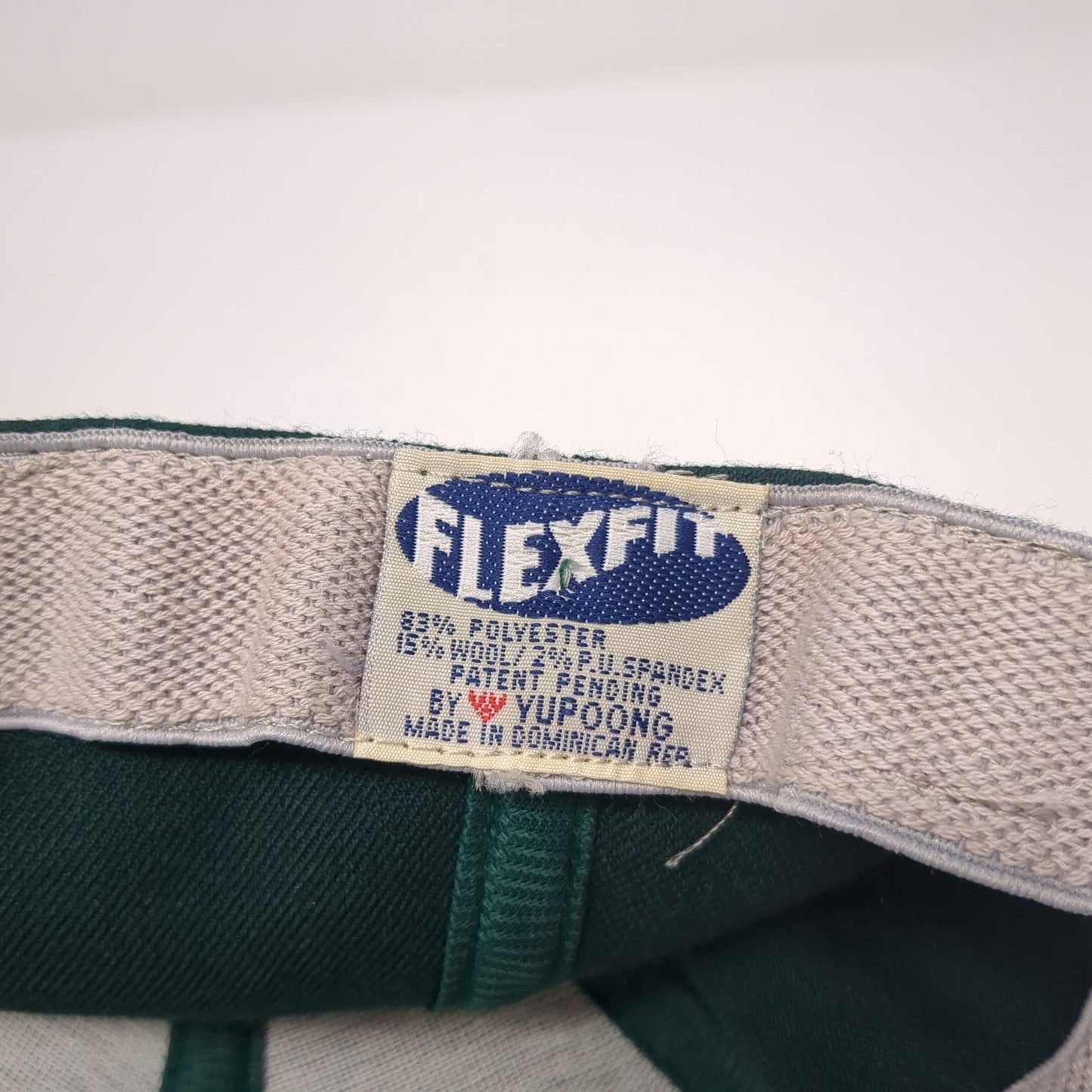 Grizzly Bear Fitted Hat Green One Size Embroidered Flexfit Yupoong