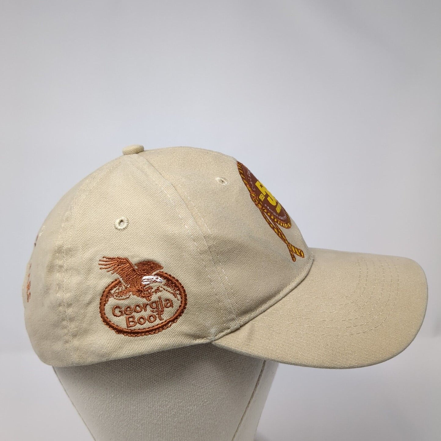 CAL Ranch Stores 50th Anniversary Georgia Boot Slideback Hat Tan OS Adjustable
