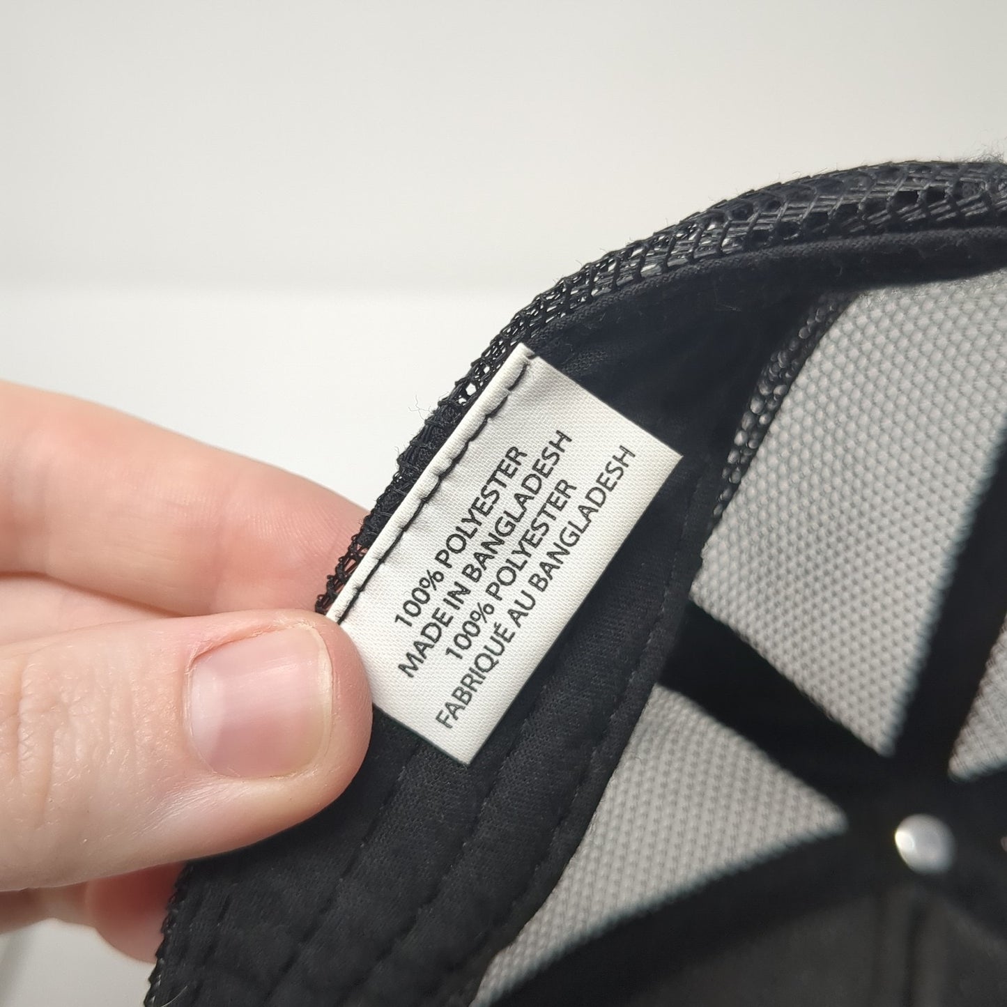 Mom Snapback Trucker Hat Black One Size Adjustable Mesh Back 6 Panel Polyester