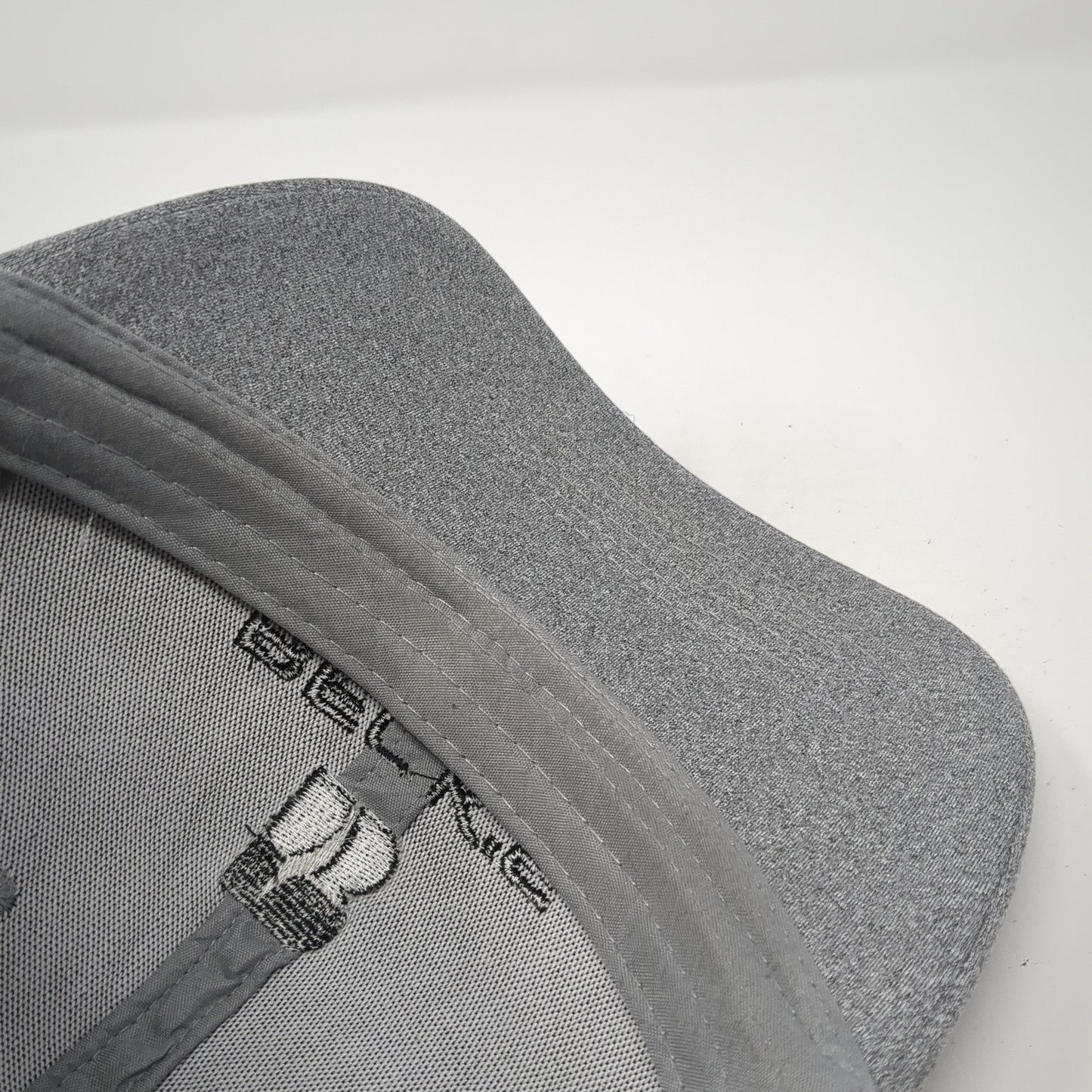 Beck's President's Club Snapback Hat Gray One Size Solid Adjustable