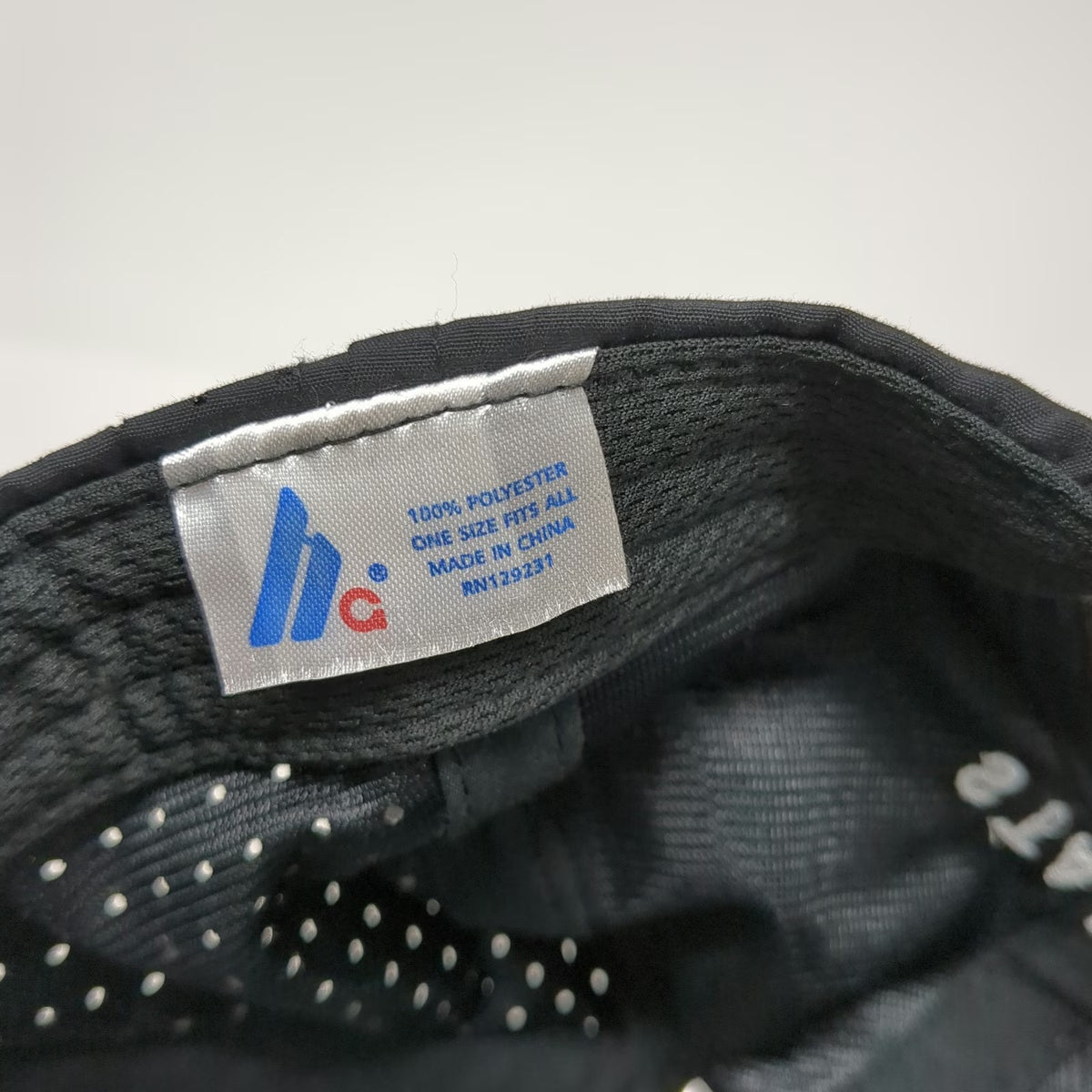 Starlink Snapback Hat Black One Size Mesh Perforated Performance SpaceX Cap