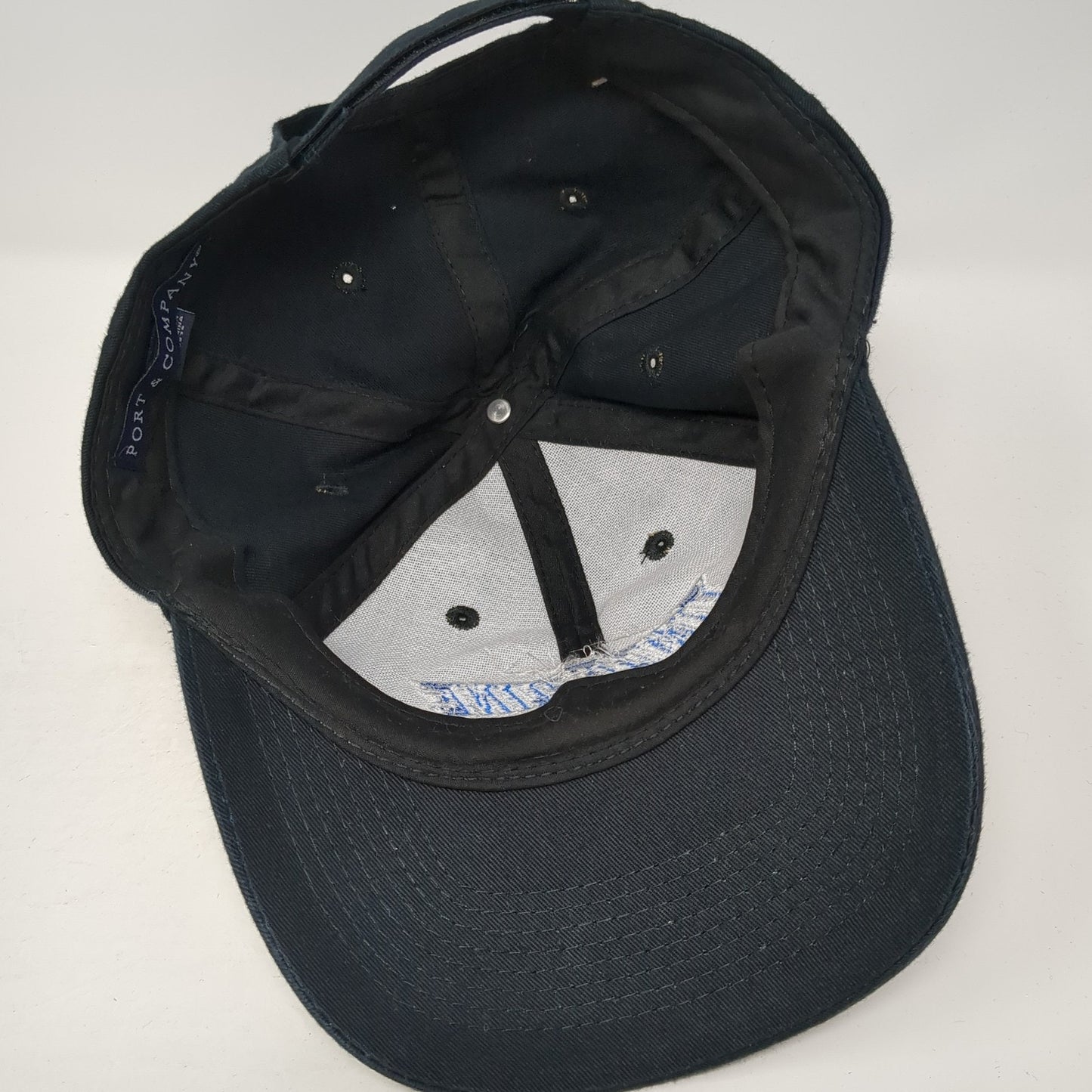 Timberline Football Strapback Hat Black One Size Adjustable Embroidered