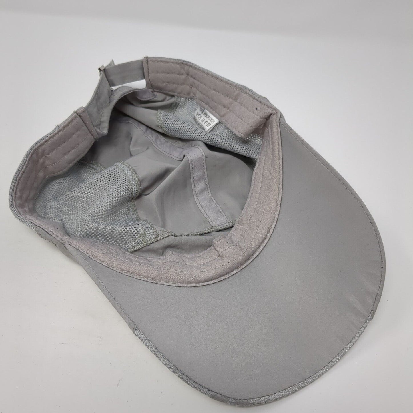 Sports Slideback 5 Panel Hat Gray One Size Adjustable Solid Outdoor