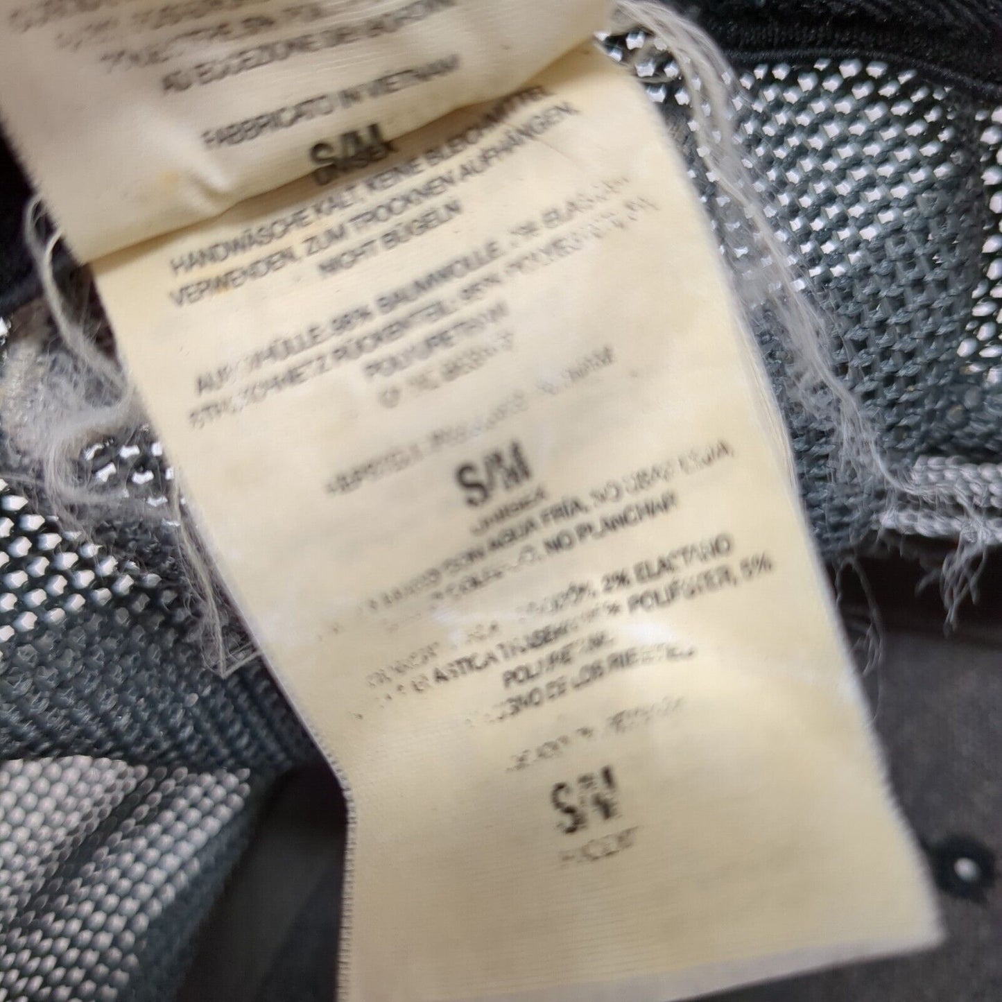 Columbia PFG Fish USA Flag Fitted Trucker Hat Multicolor S/M Patriotic Mesh Back