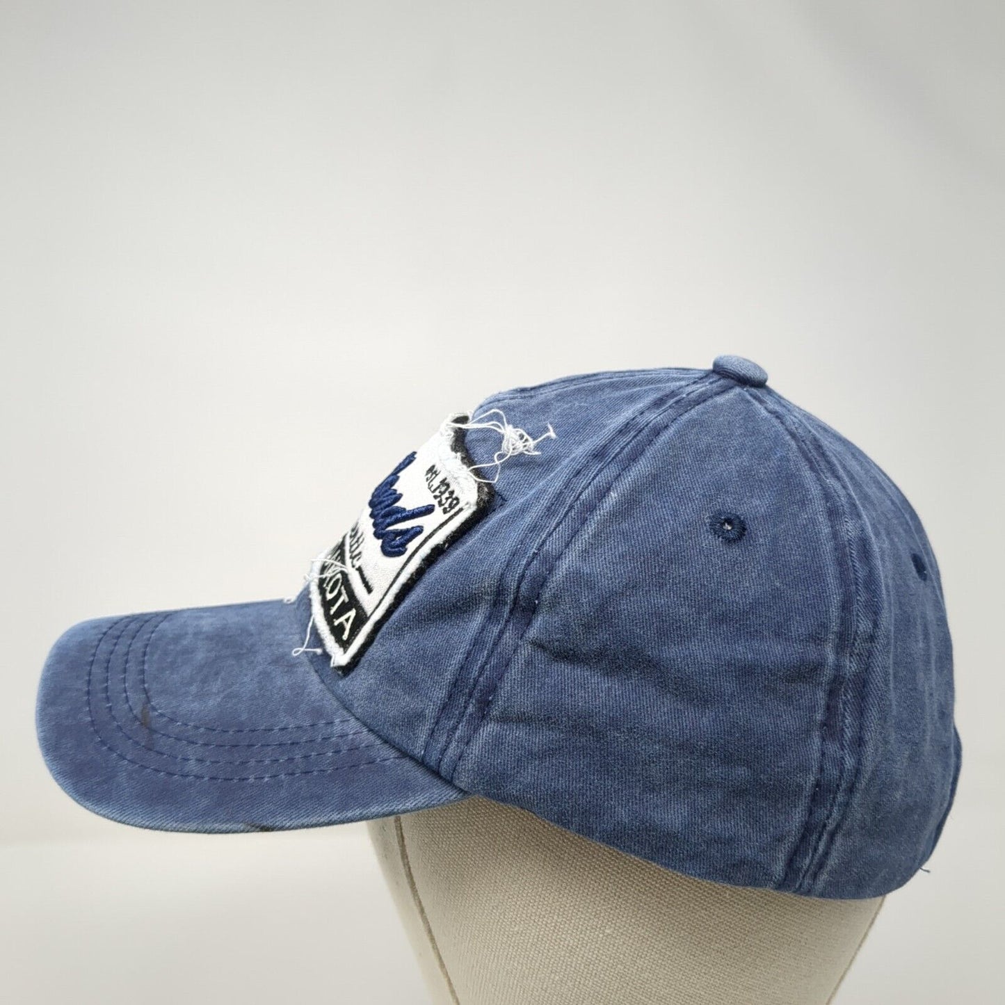 Badlands South Dakota Patch Strapback Hat Blue One Size Adjustable