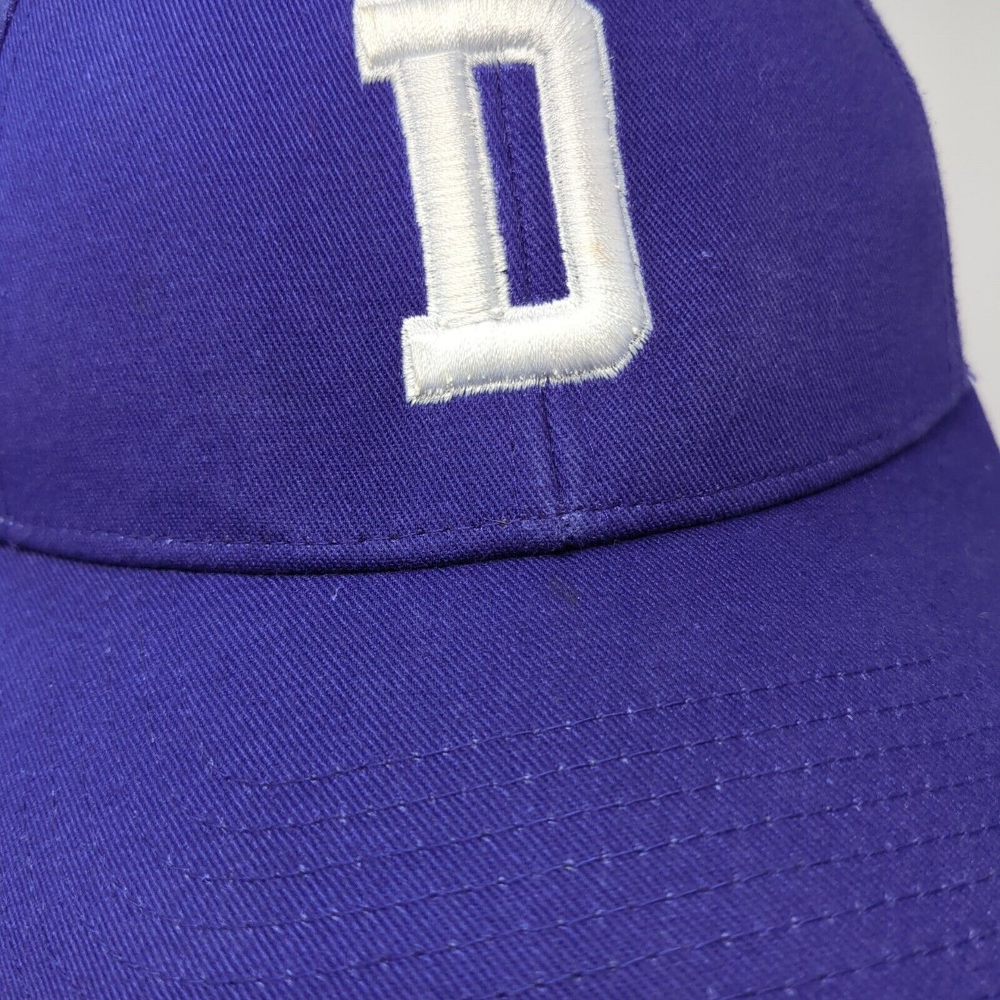 Letter D Strapback Hat Purple One Size Adjustable Embroidered Adidas