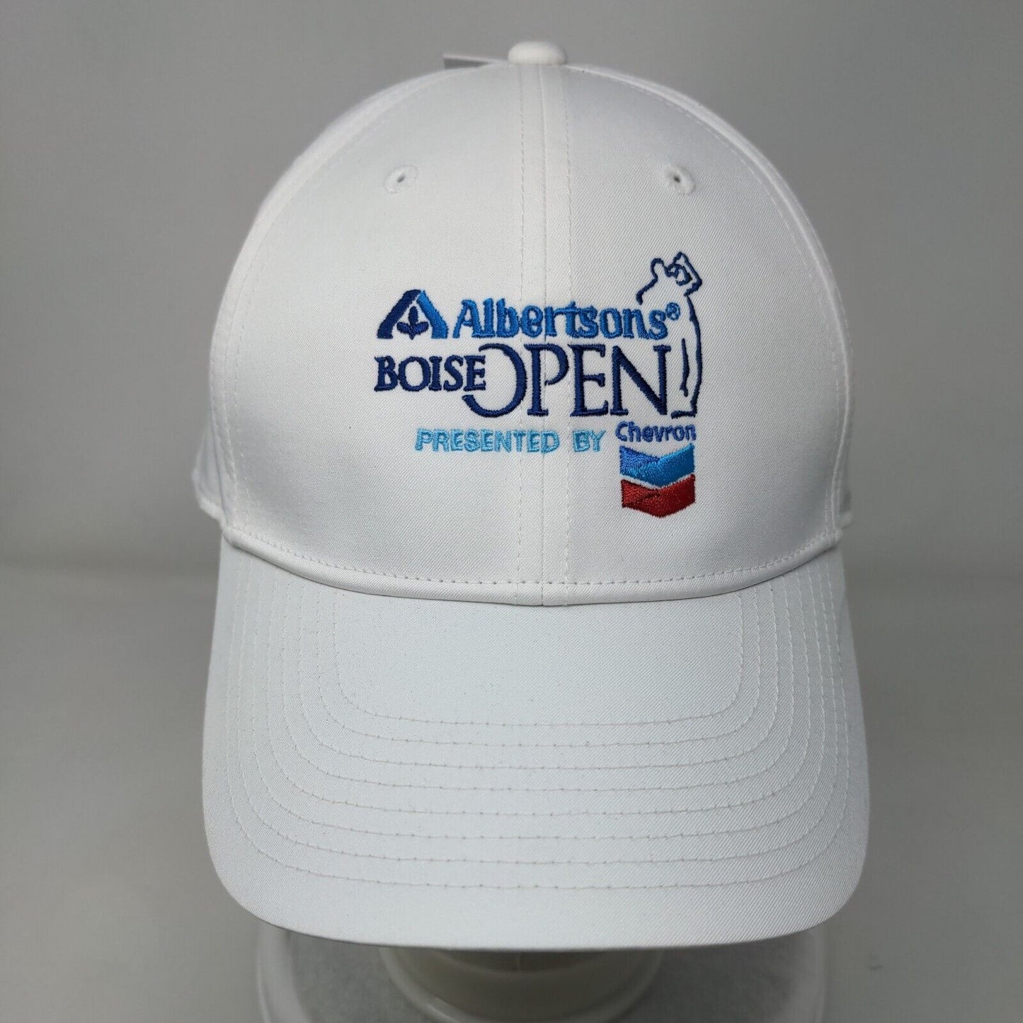 Albertson's Boise Open Presented by Chevron Slideback Hat White OSFM W/Tags Nike