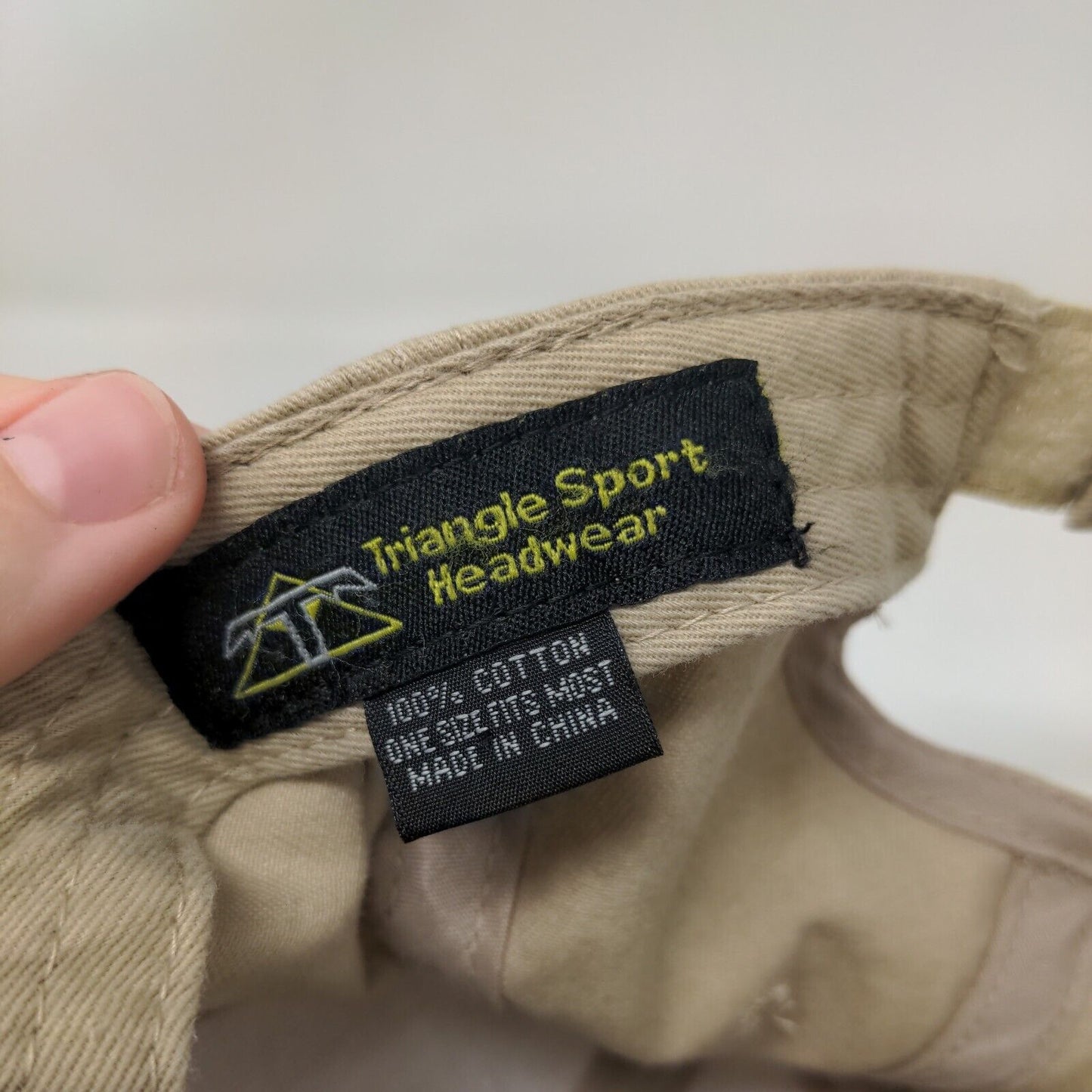 GNP Glacier National Park Strapack Hat Tan One Size Adjustable Embroidered