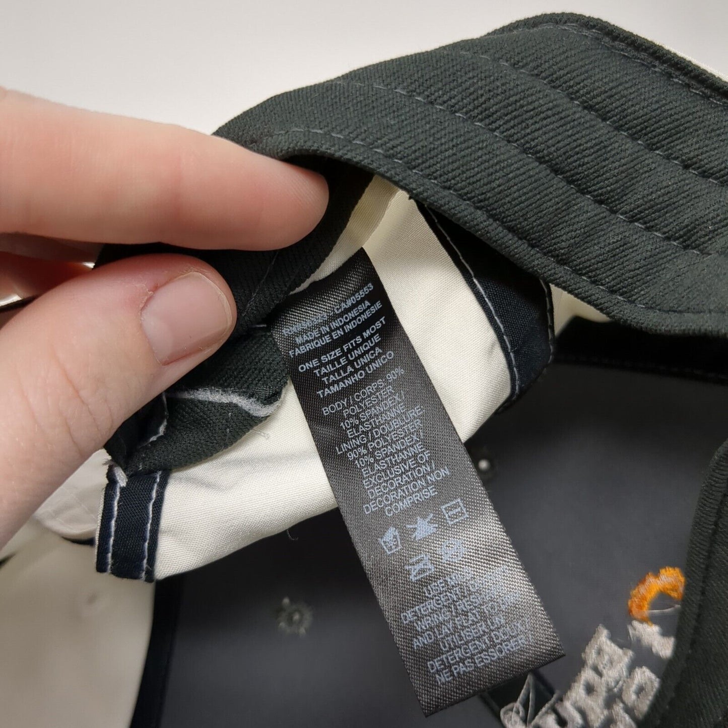 Equipment Share Strapback Hat Gray One Size Nike Legacy91 Dri-Fit