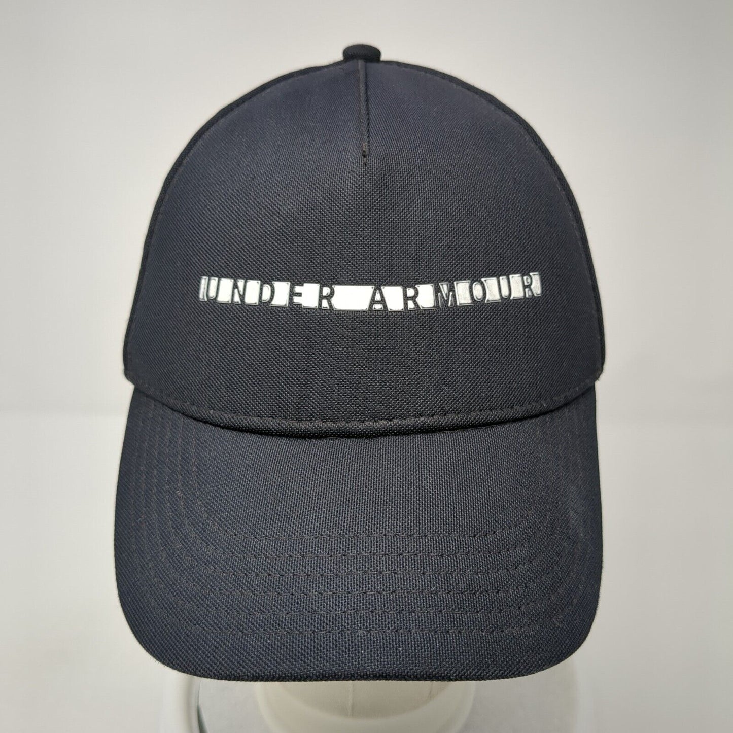 Under Armour Slideback Hat Black One Size Adjustable Classic Fit 6 Panel