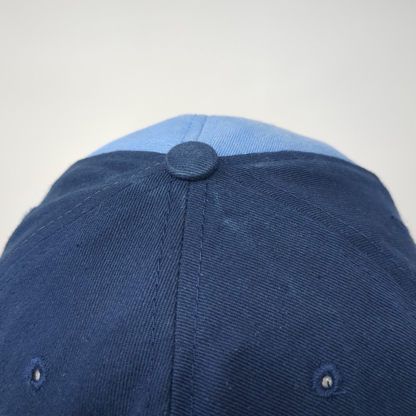 WJ Panthers Strapback Hat Blue One Size Adjustable Embroidered Colorblock