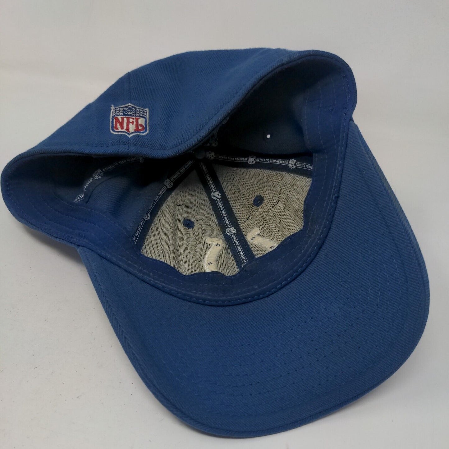 Reebok NFL Indianapolis Colts Fitted Hat Blue OSFA Embroidered Logo