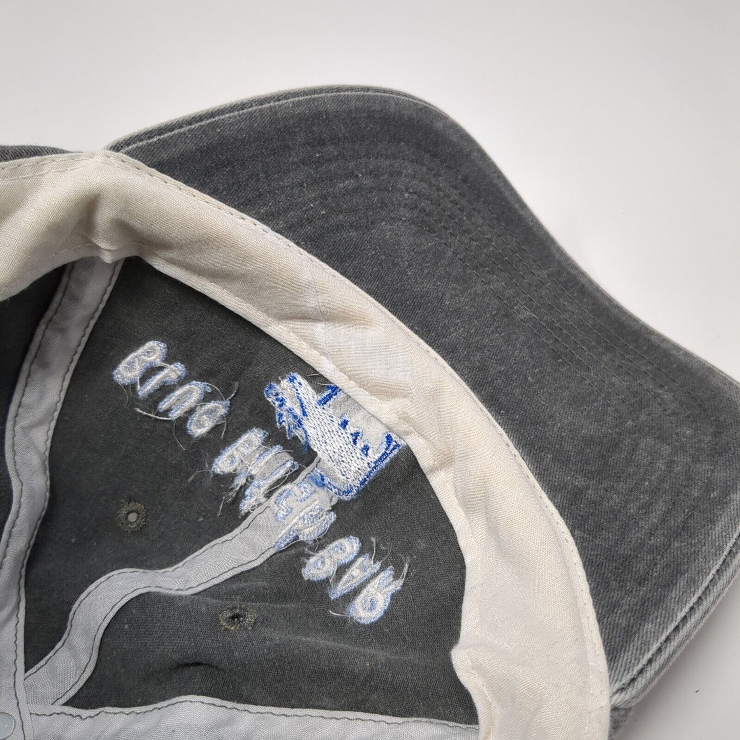 Blue Bitch Bar Sint Maarten Strapback Hat Gray One Size Fahrenheit