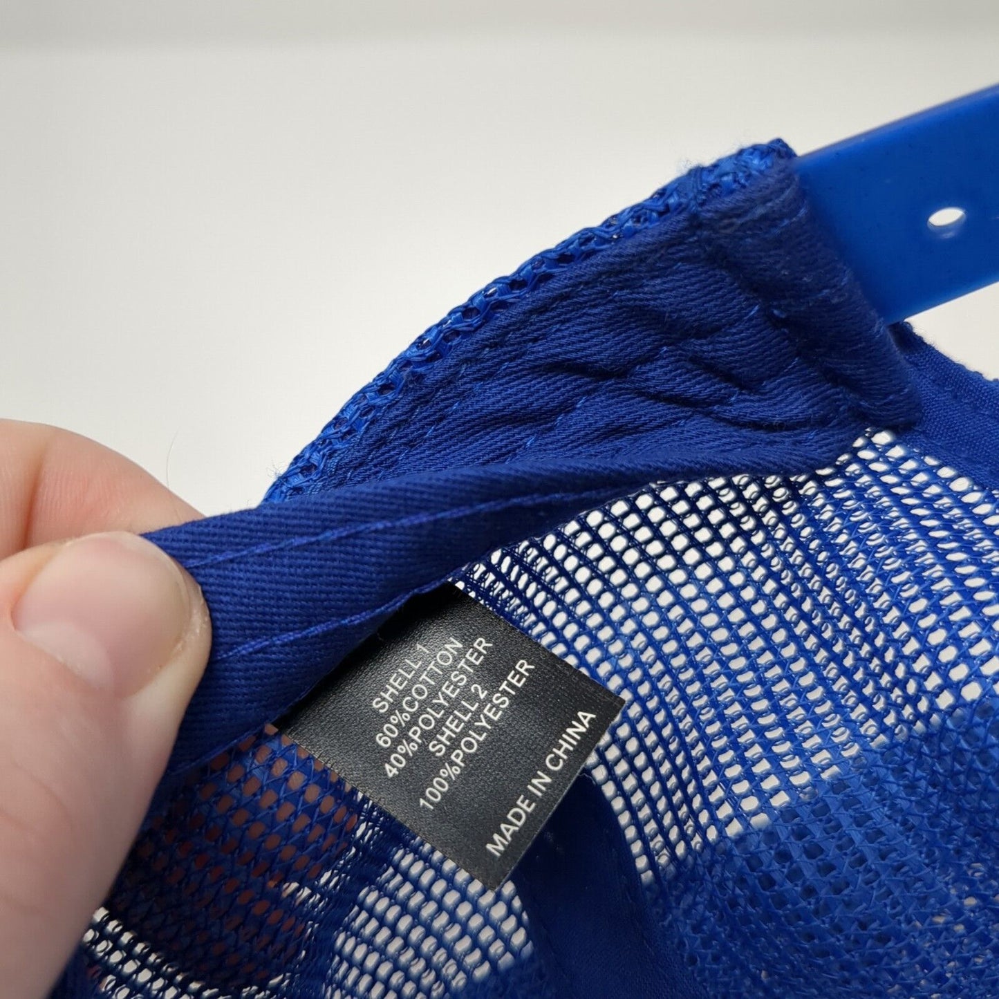 TV Snapback Trucker Hat Blue One Size Adjustable Mesh Back 6 Panel Richardson