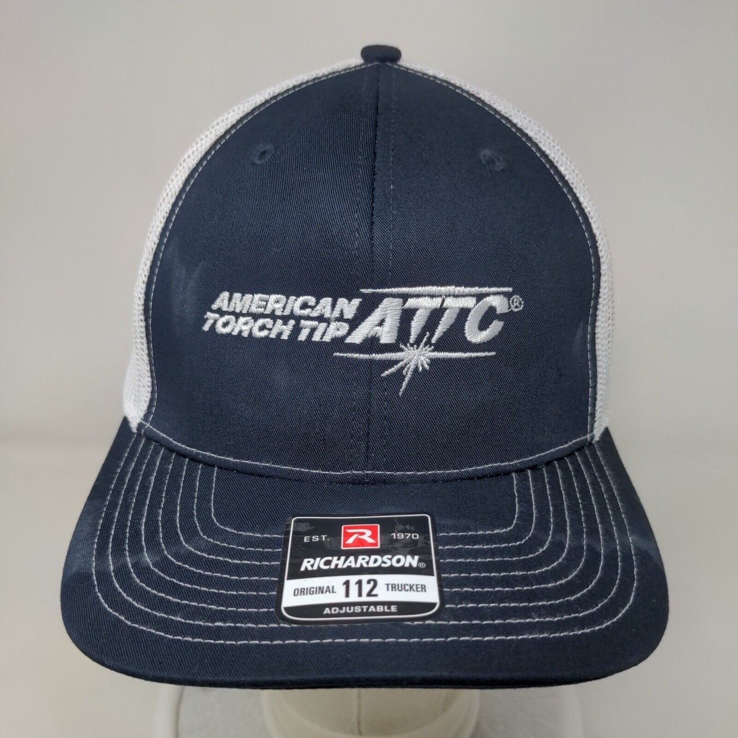 American Torch Tip ATTC Snapback Trucker Hat Blue OS Embroidered Richardson