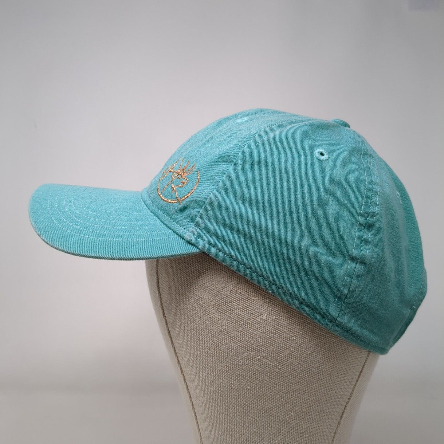 Outdoor Cap Women's Strapback Hat Blue One Size Ladies Fit RMEF Logo