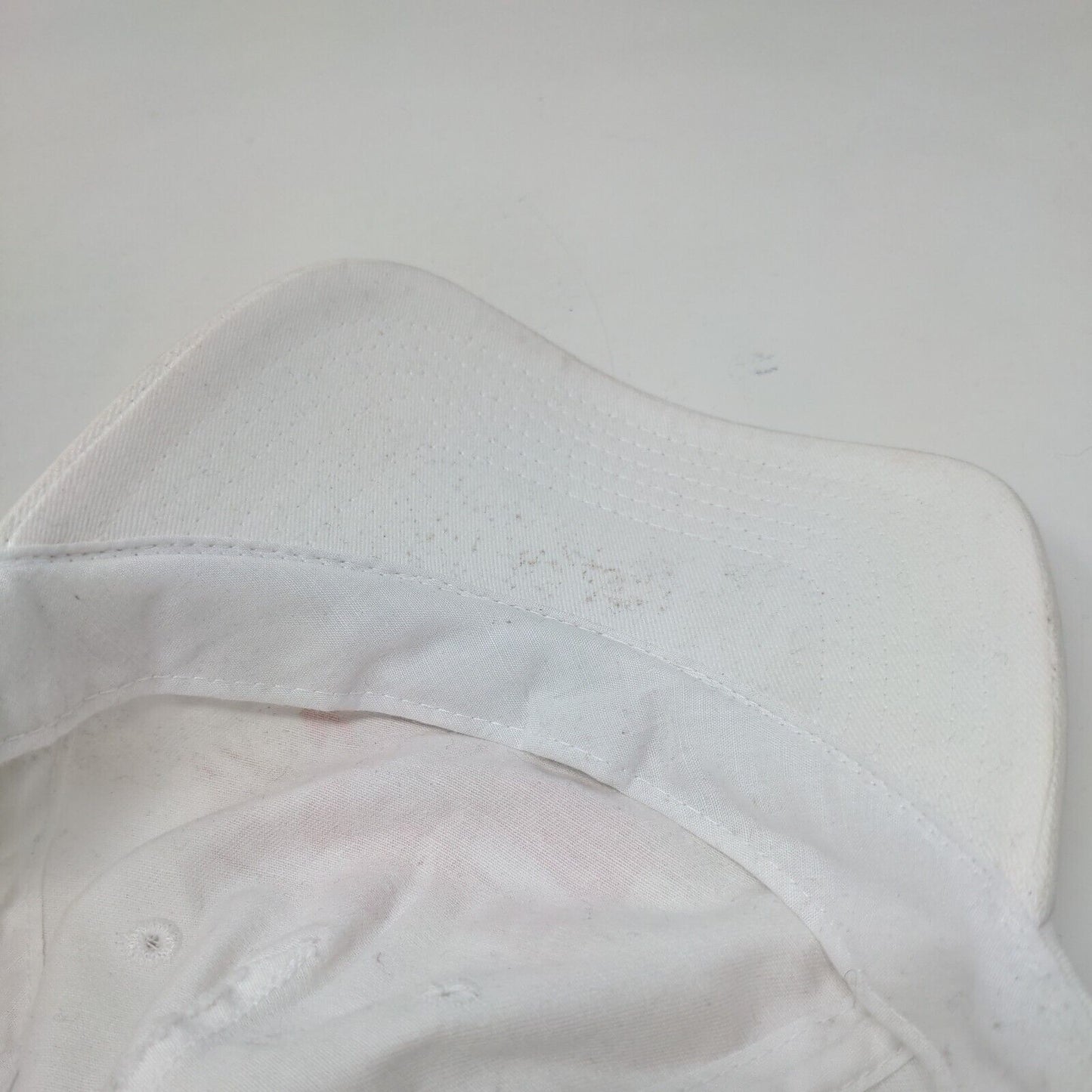 Pizza Planet Slideback Hat White OSFM Adjustable Solid 6 Panel Disney