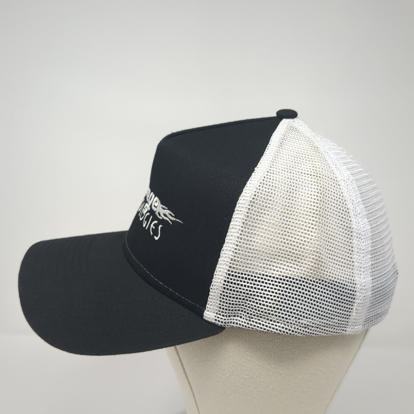 Vintage Technologies Snapback Mesh Back Trucker Hat Black One Size New Era