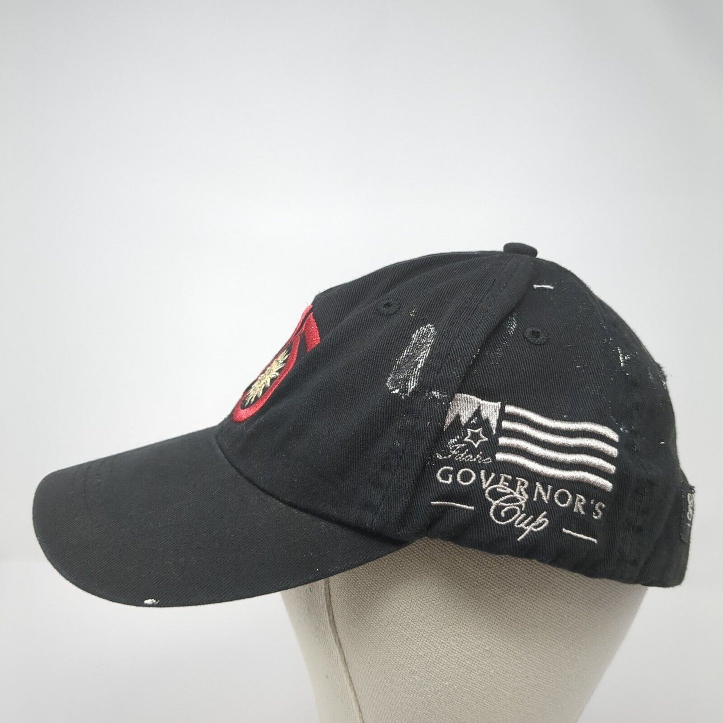 Sun Valley 75 Years Slideback Hat Black One Size Idaho Governor's Cup