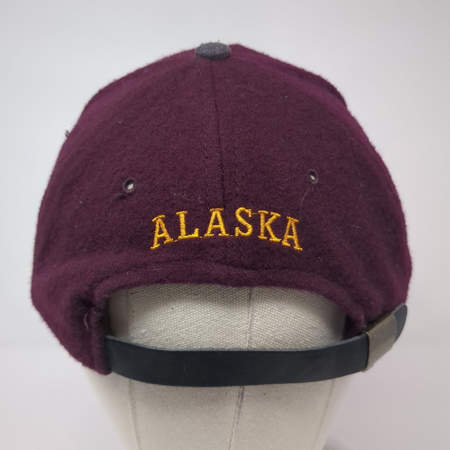 Alaska Slideback Baseball Cap Red One Size Adjustable Embroidered Patriotic