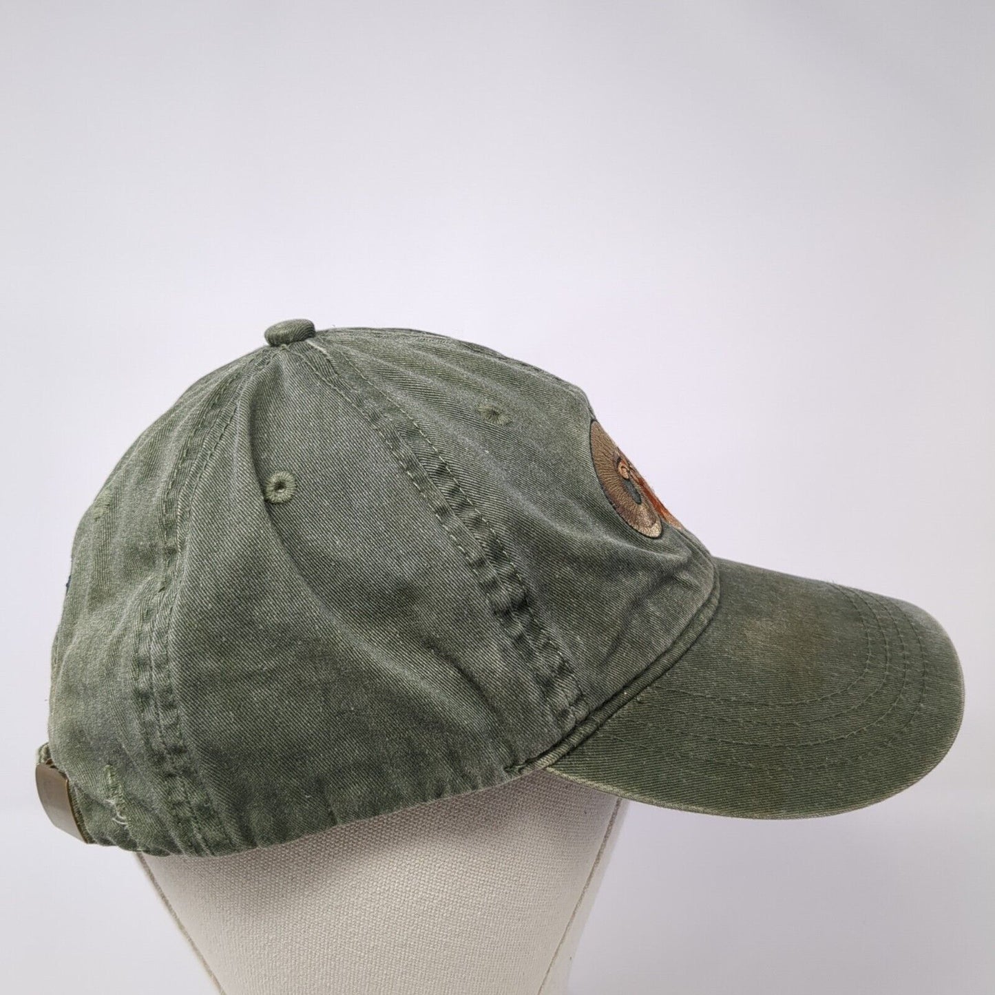 Ramair LLC Slideback Hat Green One Size Adjustable Embroidered 6 Panel ECO