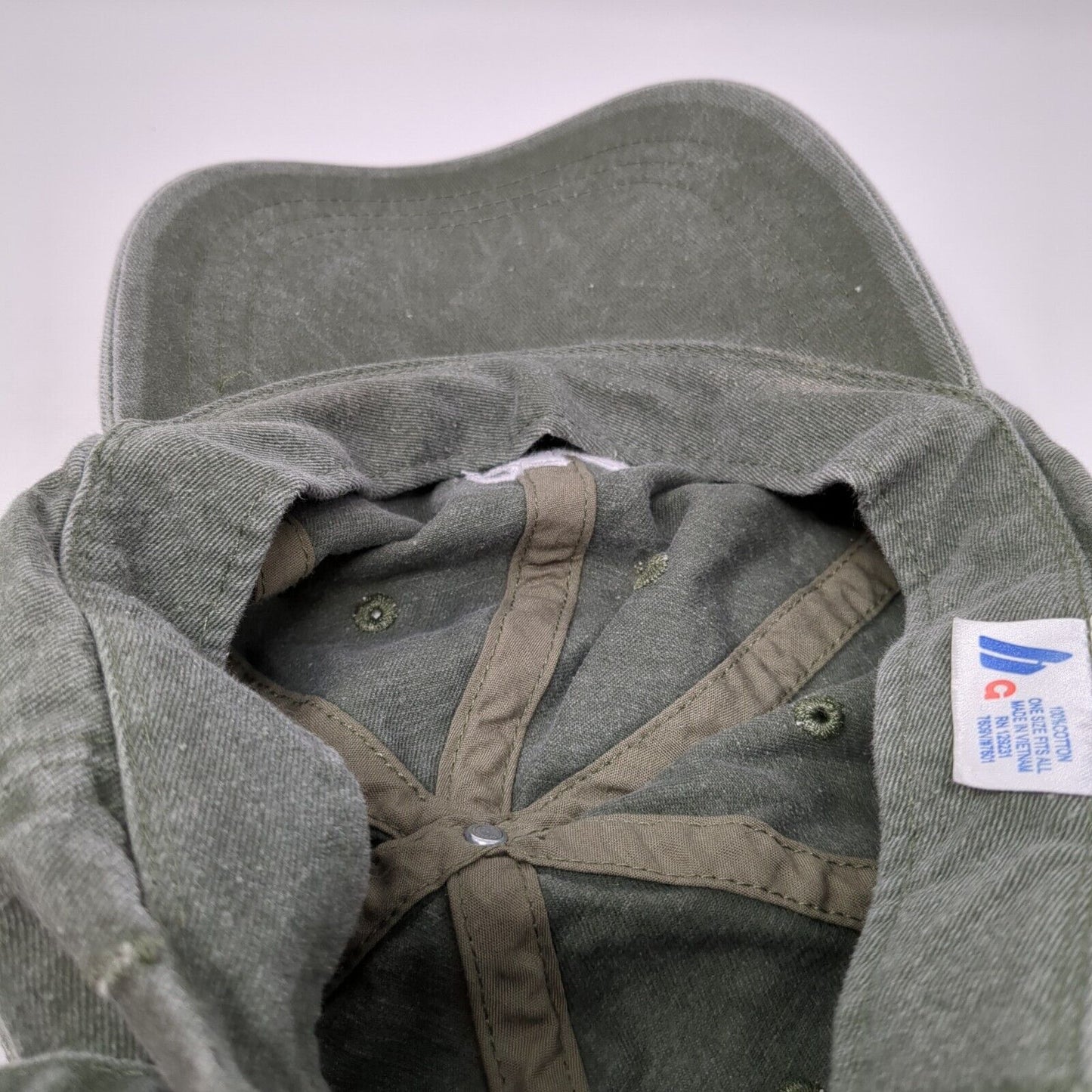 314 Slideback Hat Green One Size Adjustable Embroidered Outdoor HG