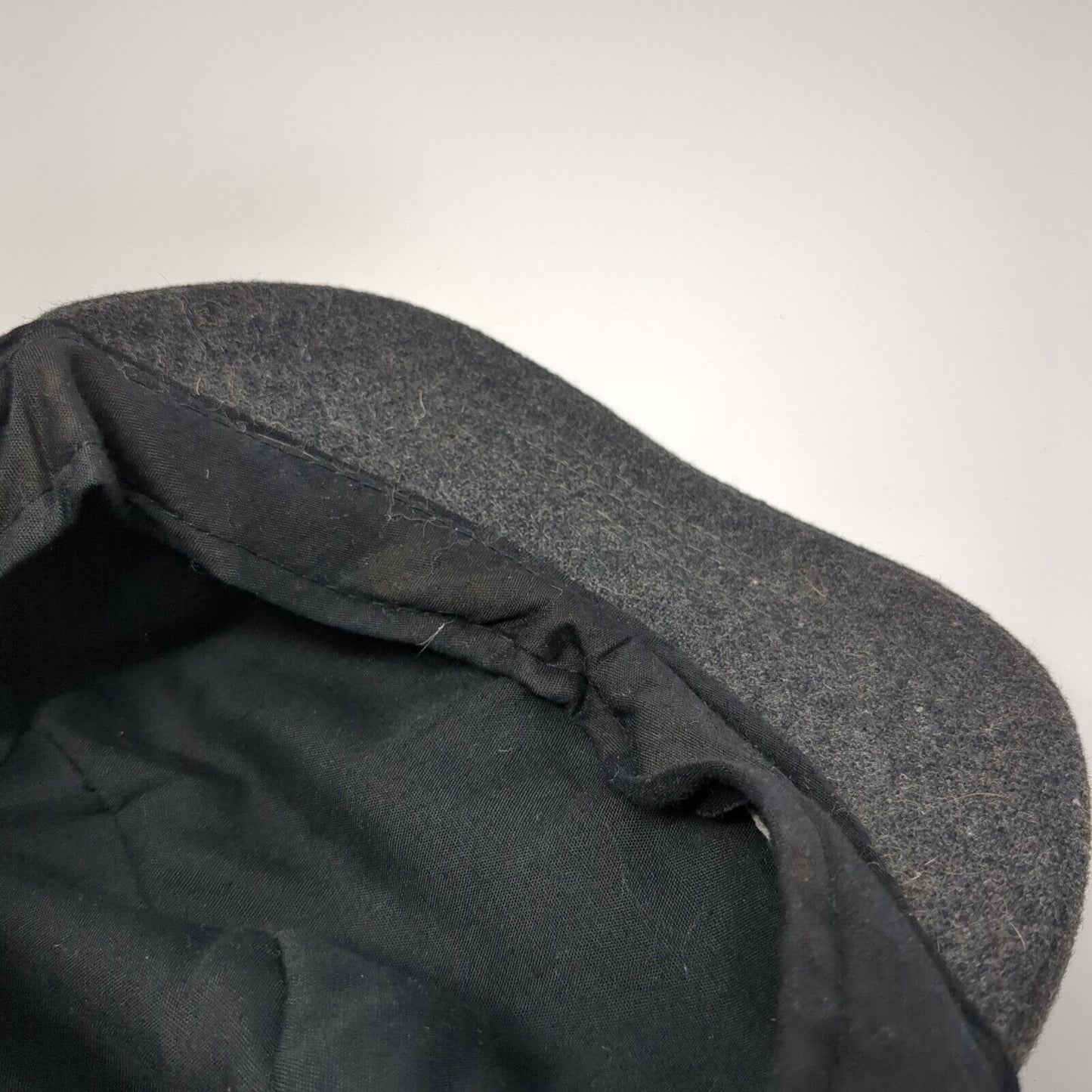 Unbranded Fitted Cadet Army Hat Gray One Size Solid Buckle Outdoor