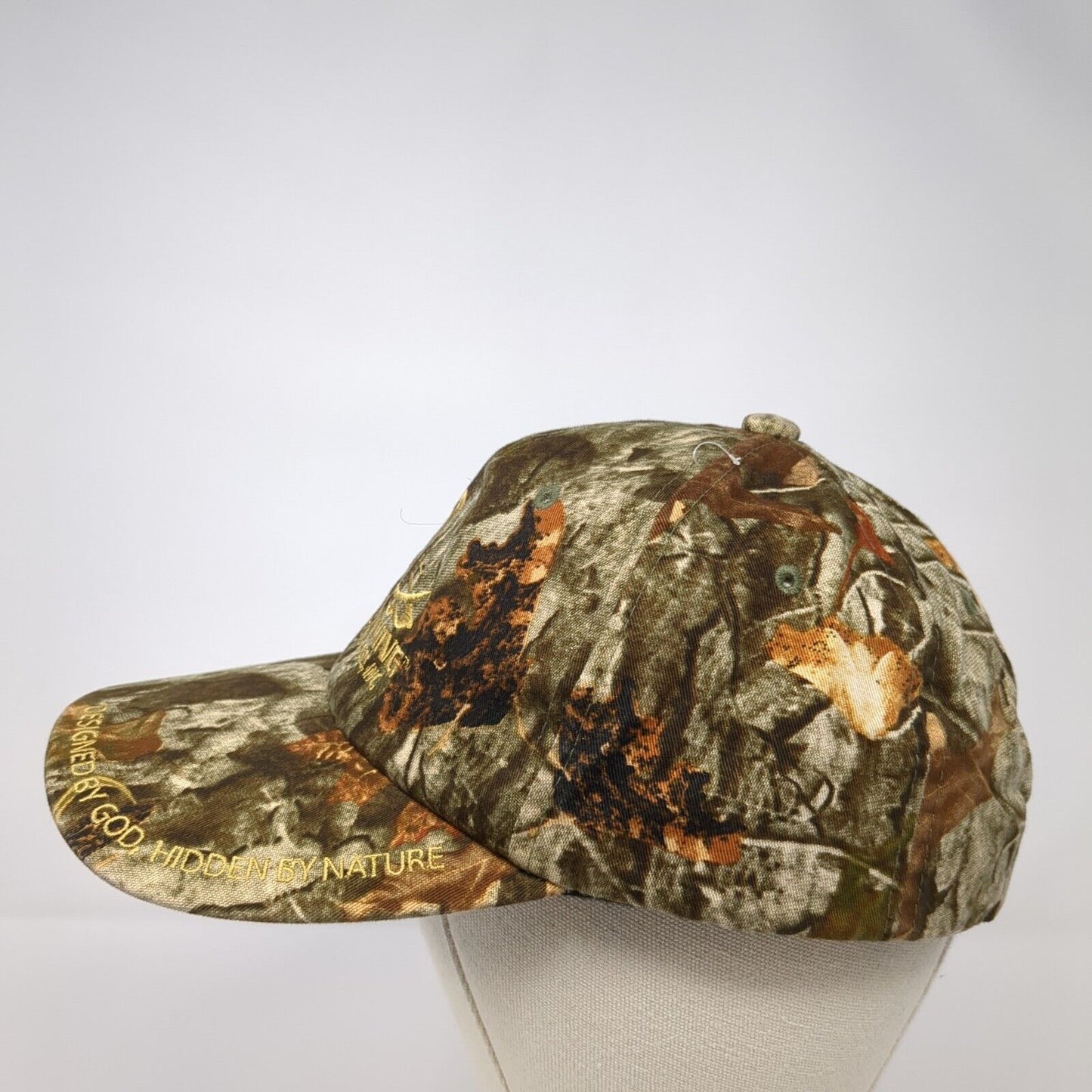 Mothwing Camo Technologies Inc Designed God Hidden Nature Strapback Hat Camo OS