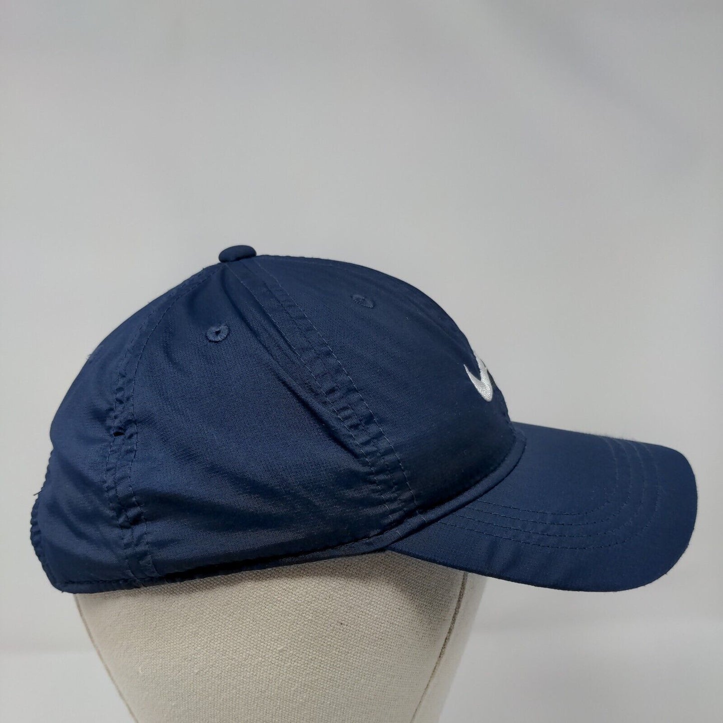 Nike Swoosh Strapback Hat Blue Child Adjustable Just Do It Dri-Fit
