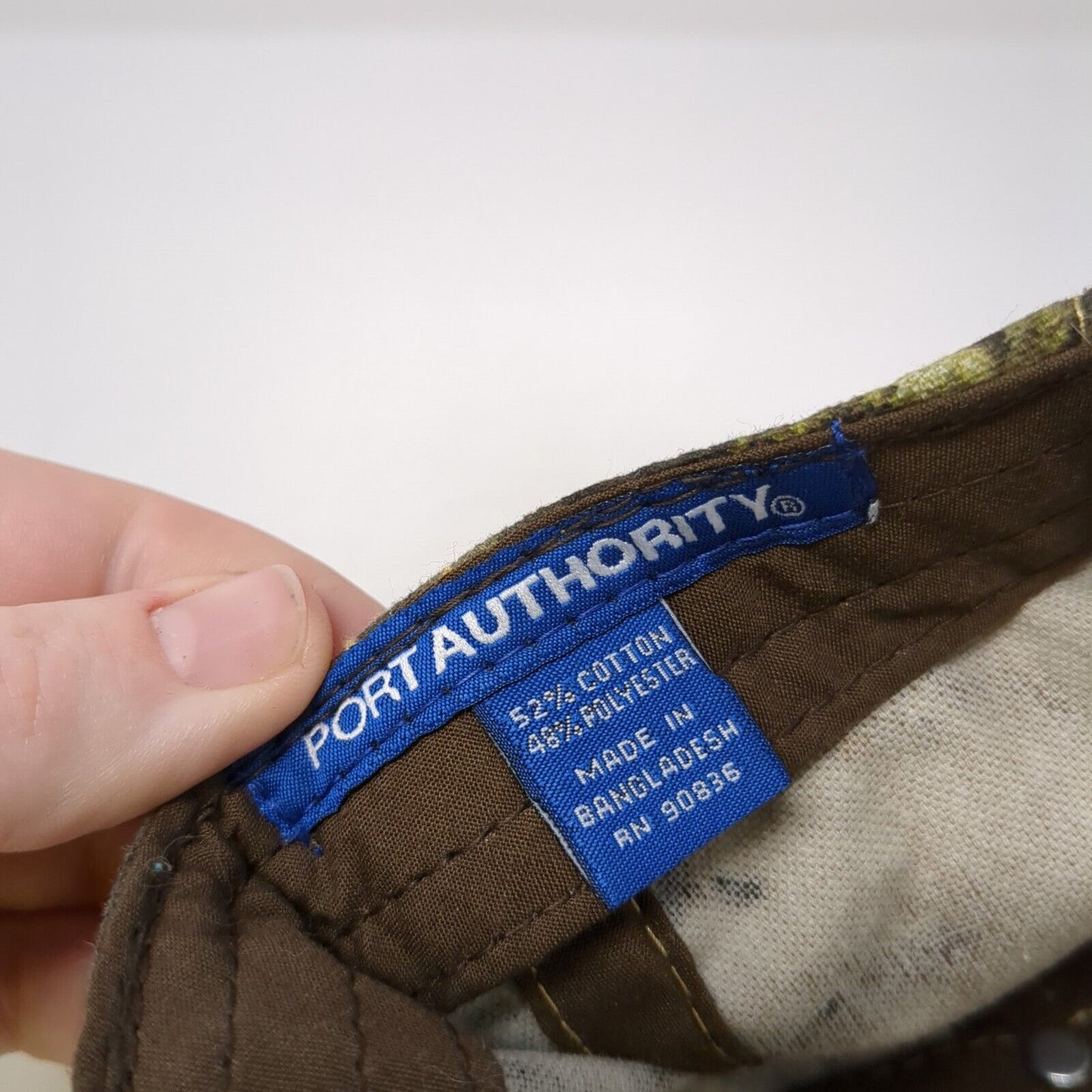 The Snell Group Strapback Hat Camouflage One Size Adjustable Port Authority