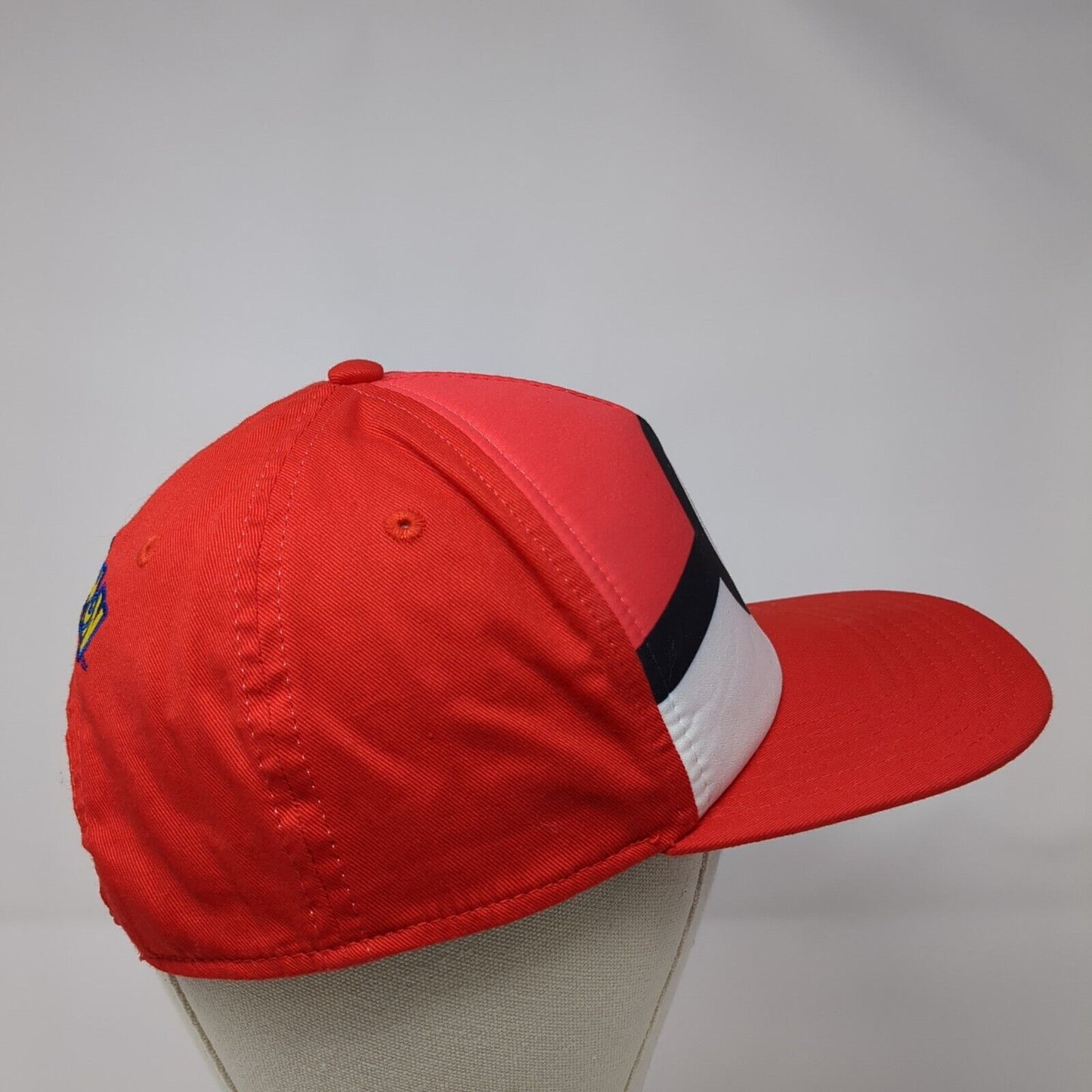 Pokemon Youth Snapback Hat Red One Size Adjustable Embroidered 6 Panel