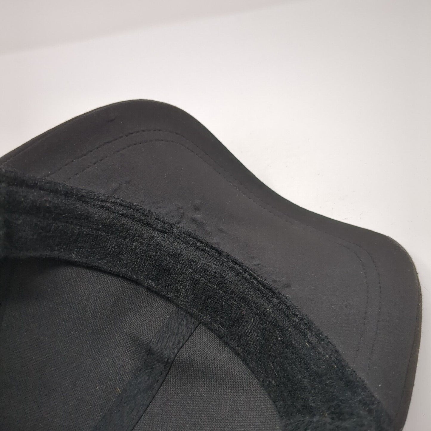 Unbranded Snapback Mesh Back Hat Black One Size Adjustable Solid Blank