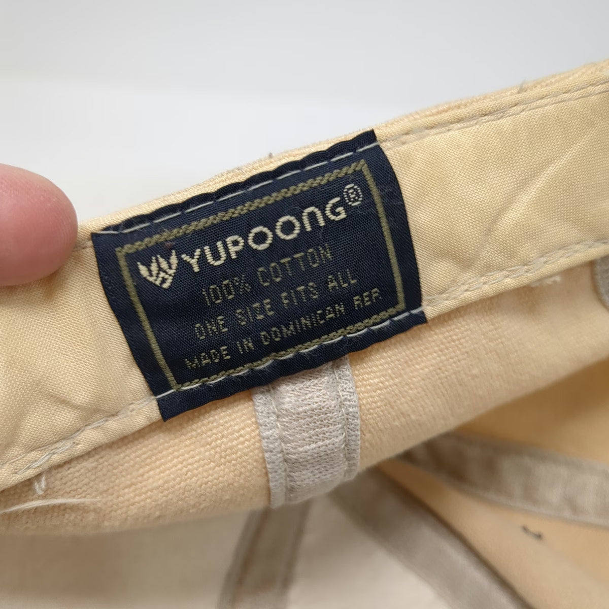 Yupoong Baseball Cap Beige Blue One Size Intercourse Pennsylvania Embroidered