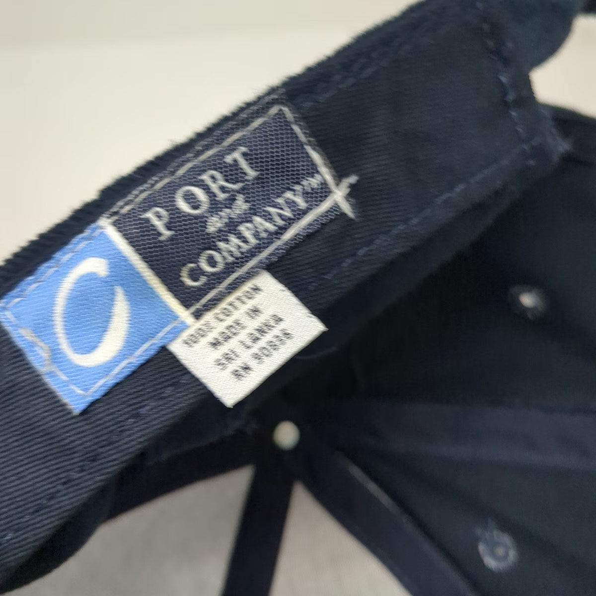 Port & Company Baseball Cap Blue One Size Airgas Logo Slideback Adjustable Hat