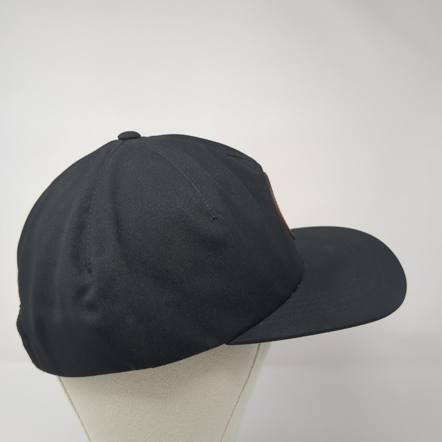 Top Crop Legendary Cannabis Strapback Hat Black One Size Leather Patch