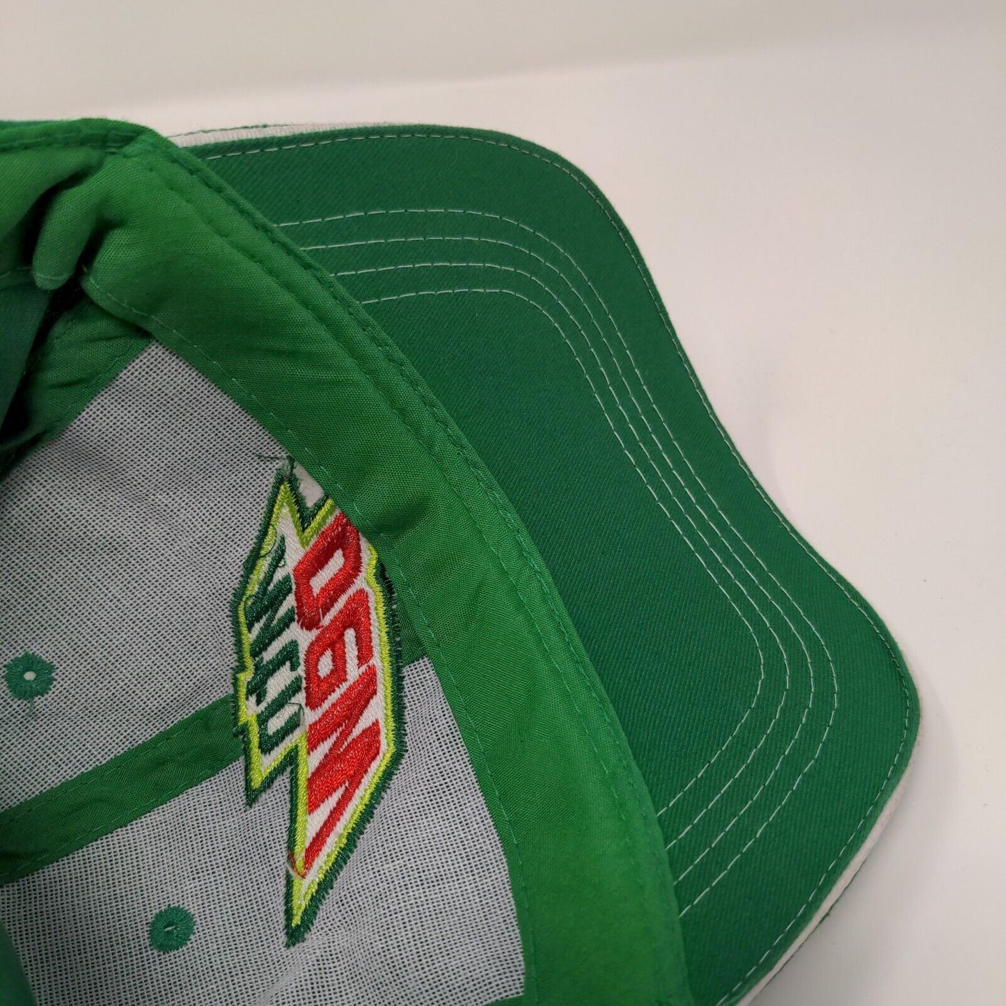 Mountain Dew Adventure's First Stop Maverick Strapback Hat Green OS Embroidered