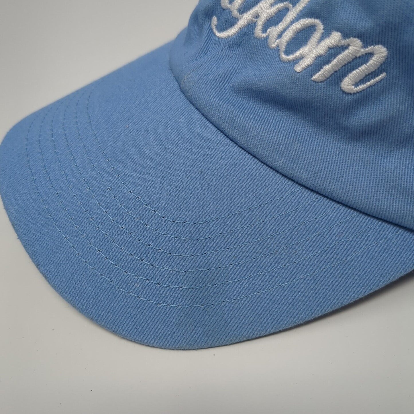 Kingdom Slideback Hat Blue One Size Adjustable Embroidered 6 Panel