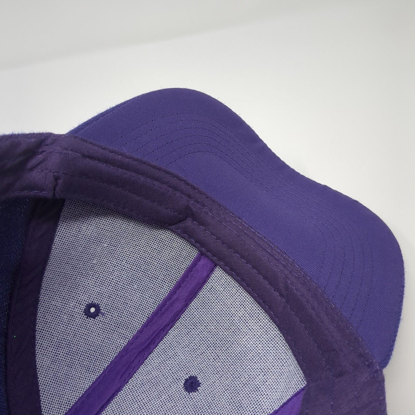 Unbranded Strapback Hat Purple One Size Adjustable 6 Panel Blank Solid