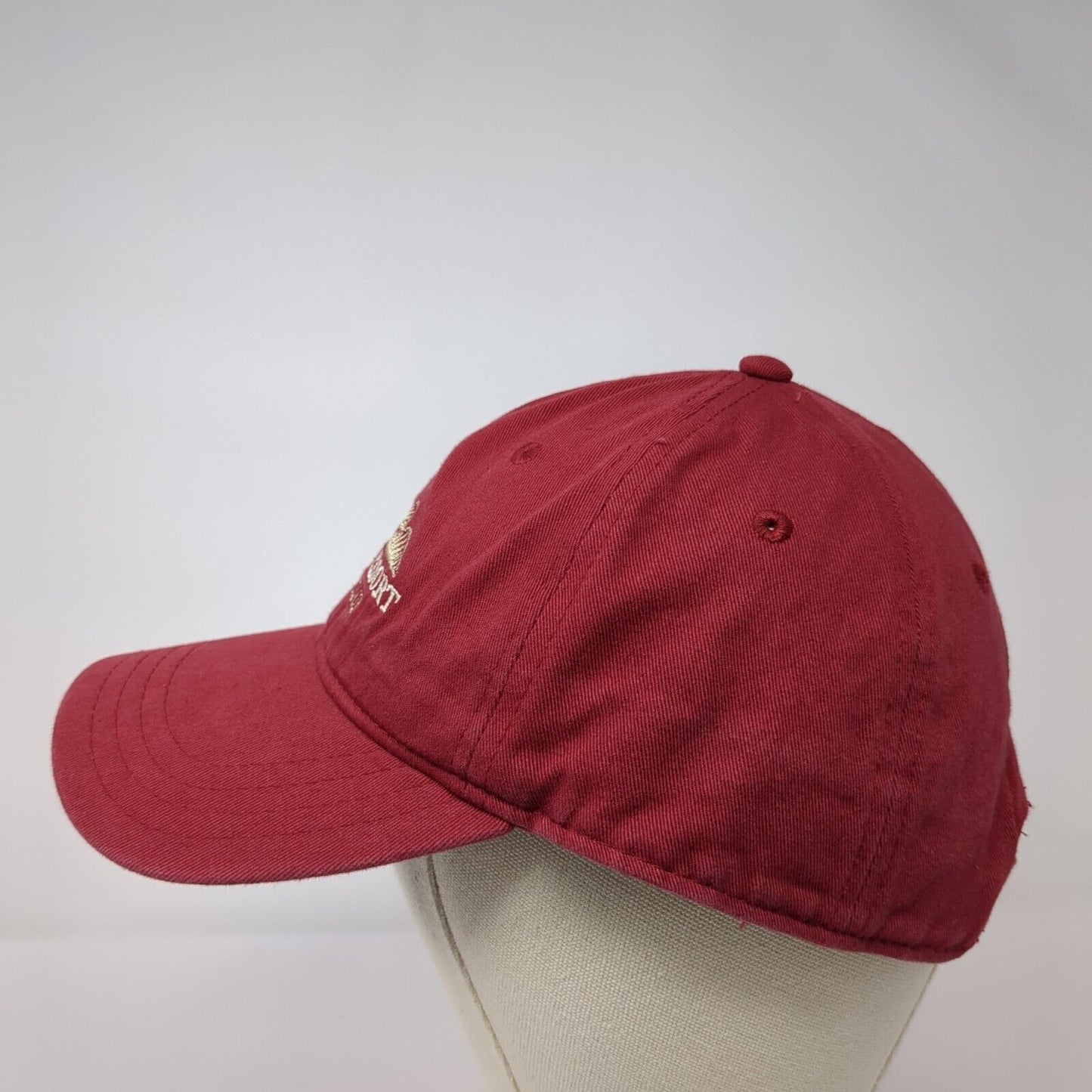 Mojave Resort Golf Club Strapback Hat Red One Size Adjustable Embroidered Pukka