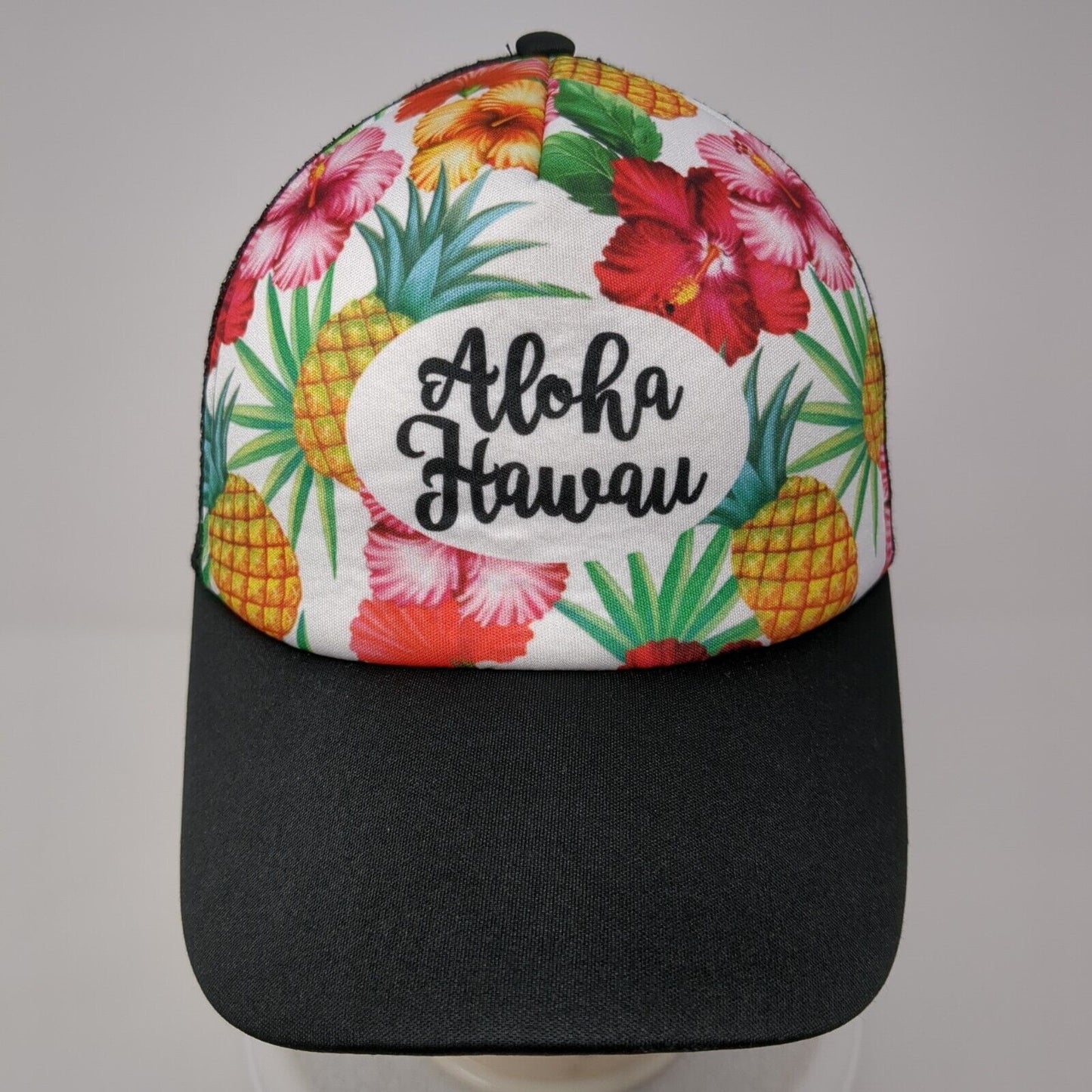 Aloha Hawaii Snapback Trucker Hat Multicolor OS Adjustable Mesh Back Surfware