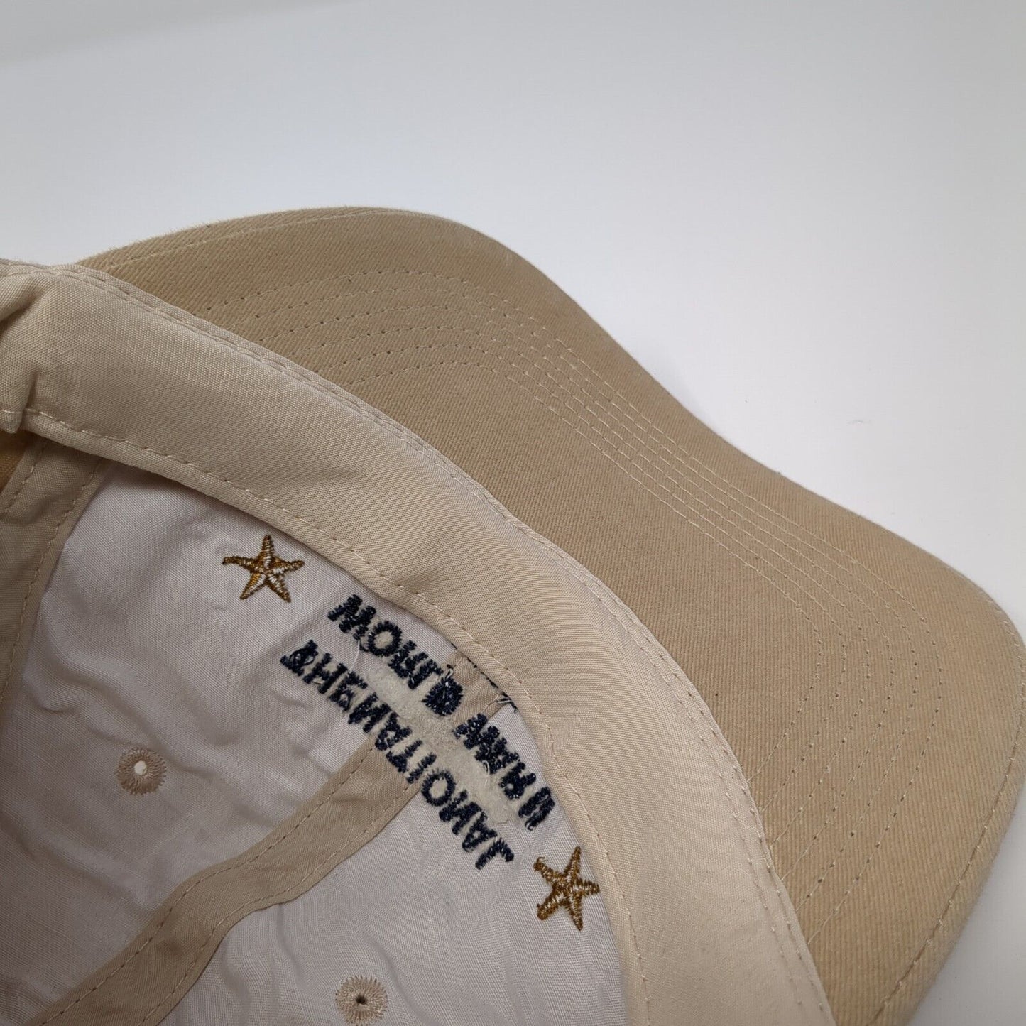 The National World War II Museum Slideback Hat Tan OS Adjustable Embroidered