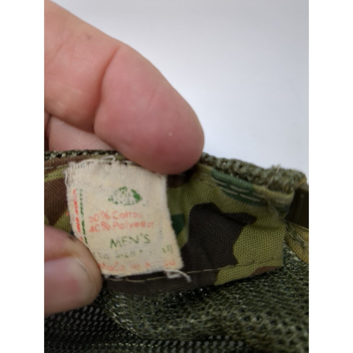 Unbranded Snapback Trucker Hat Camouflage OSFA Mesh Back Adjustable