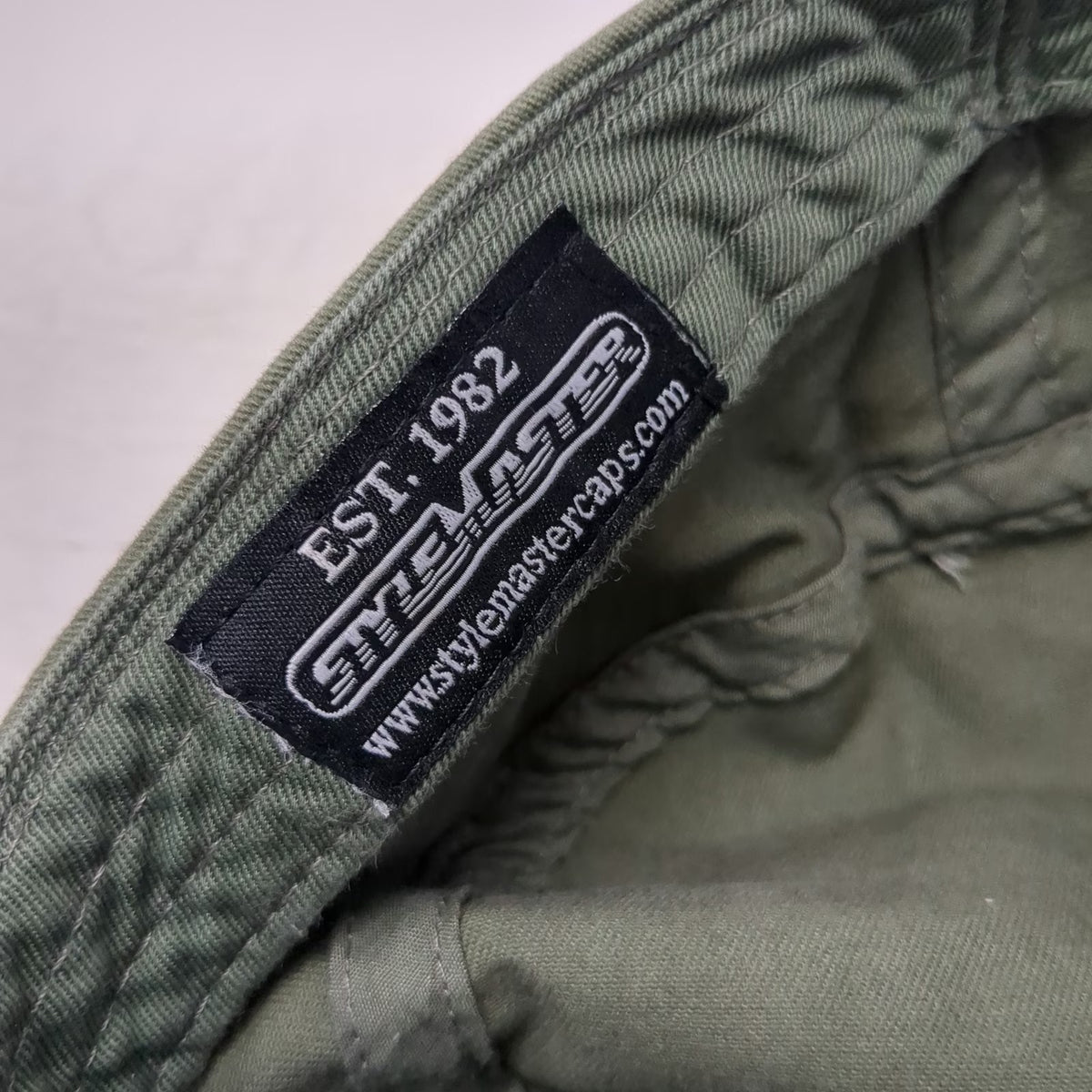Stylemaster Army Cap Green One Size Operation Homefront Jim Beam Cotton Hat