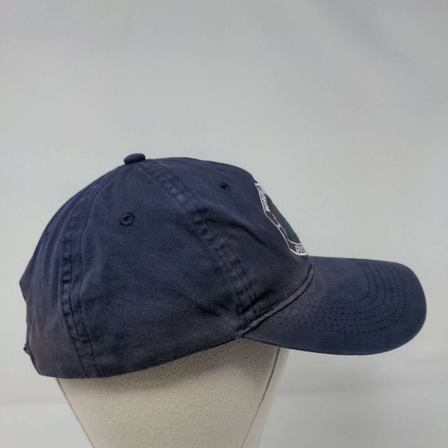 Concord Lumber Corporation Strapback Hat Blue OSFA Embroidered Apollo