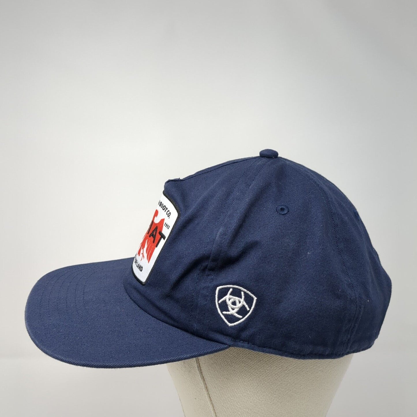 American Boot Co Est 1993 Ariat Love Our Land Snapback Hat Blue OS Adjustable