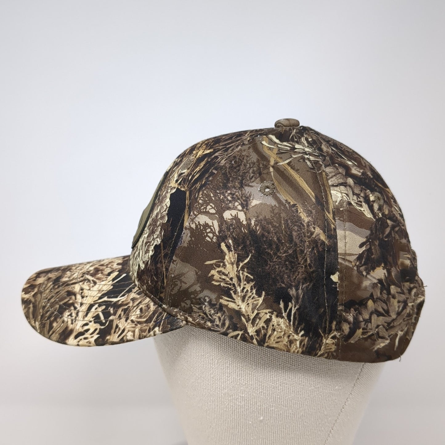 Realtree Logo Strapback Hat Multicolor Camo One Size Adjustable Hunting