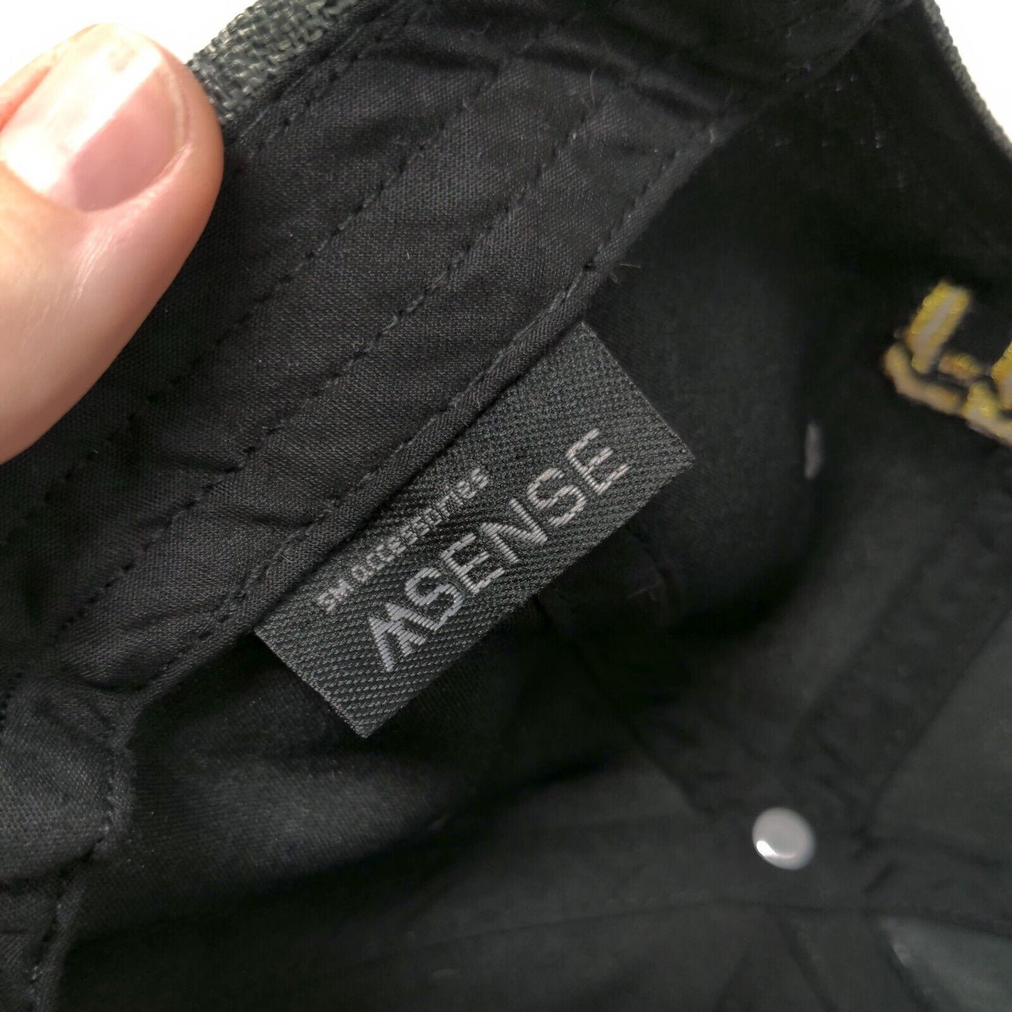 Free Slideback Hat Gray One Size Embroidered Adjustable 6 Panel MSense