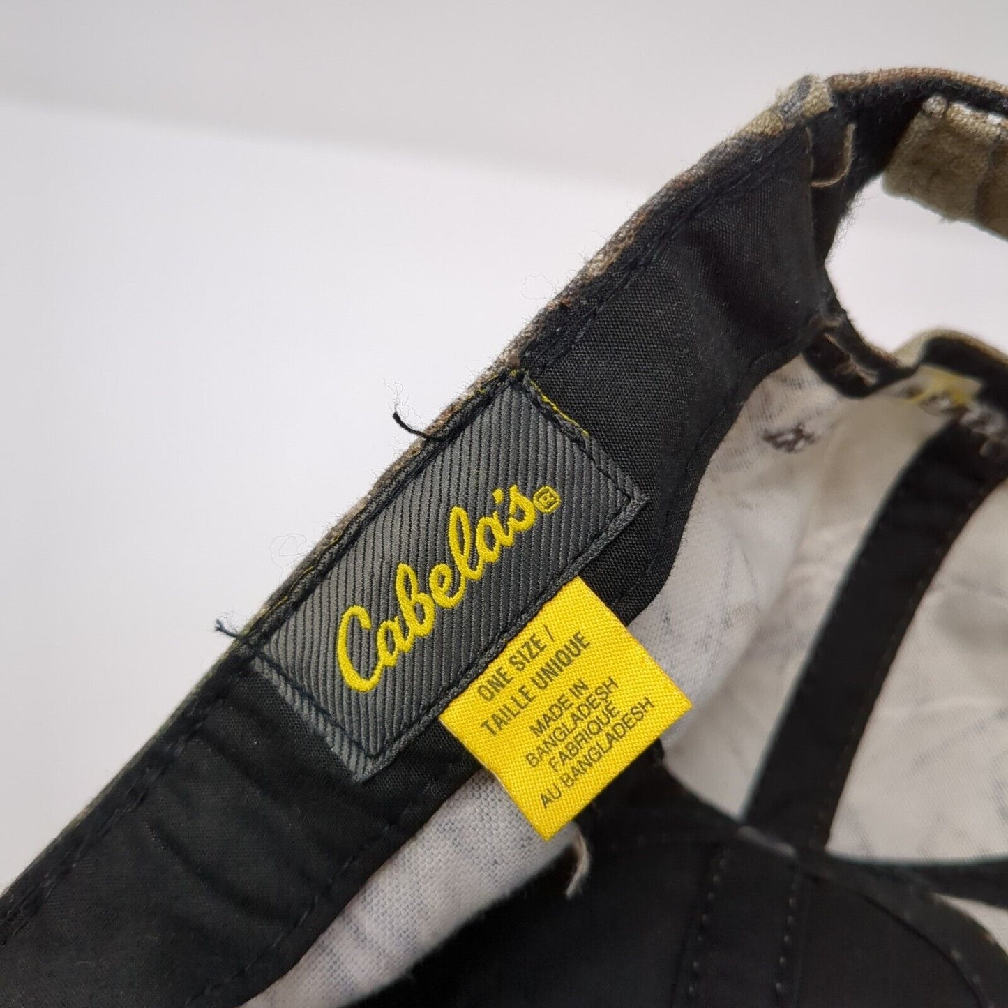 Cabela's Strapback Hat Camo One Size World's Foremost Outfitter Hunting