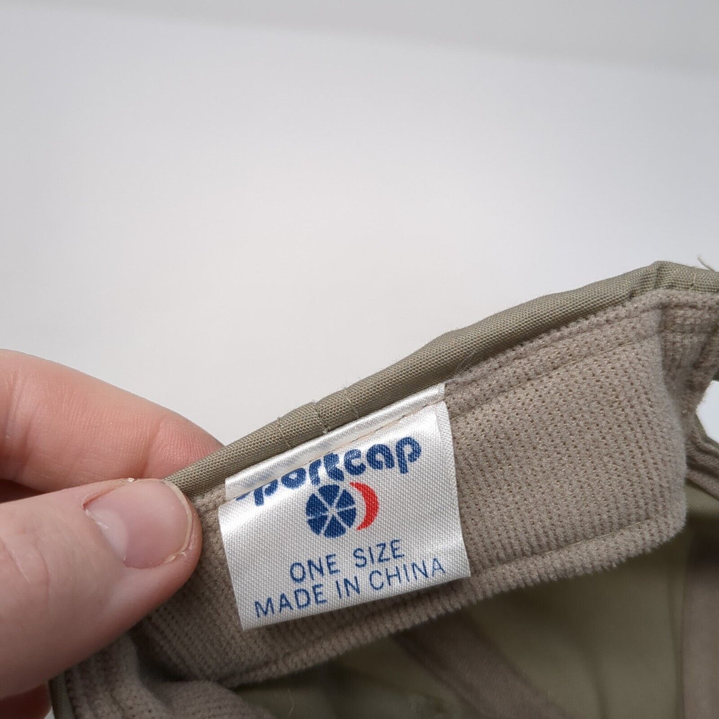 General Mills Inc. Slideback Rope Hat Tan One Size Leather Strap Sportcap