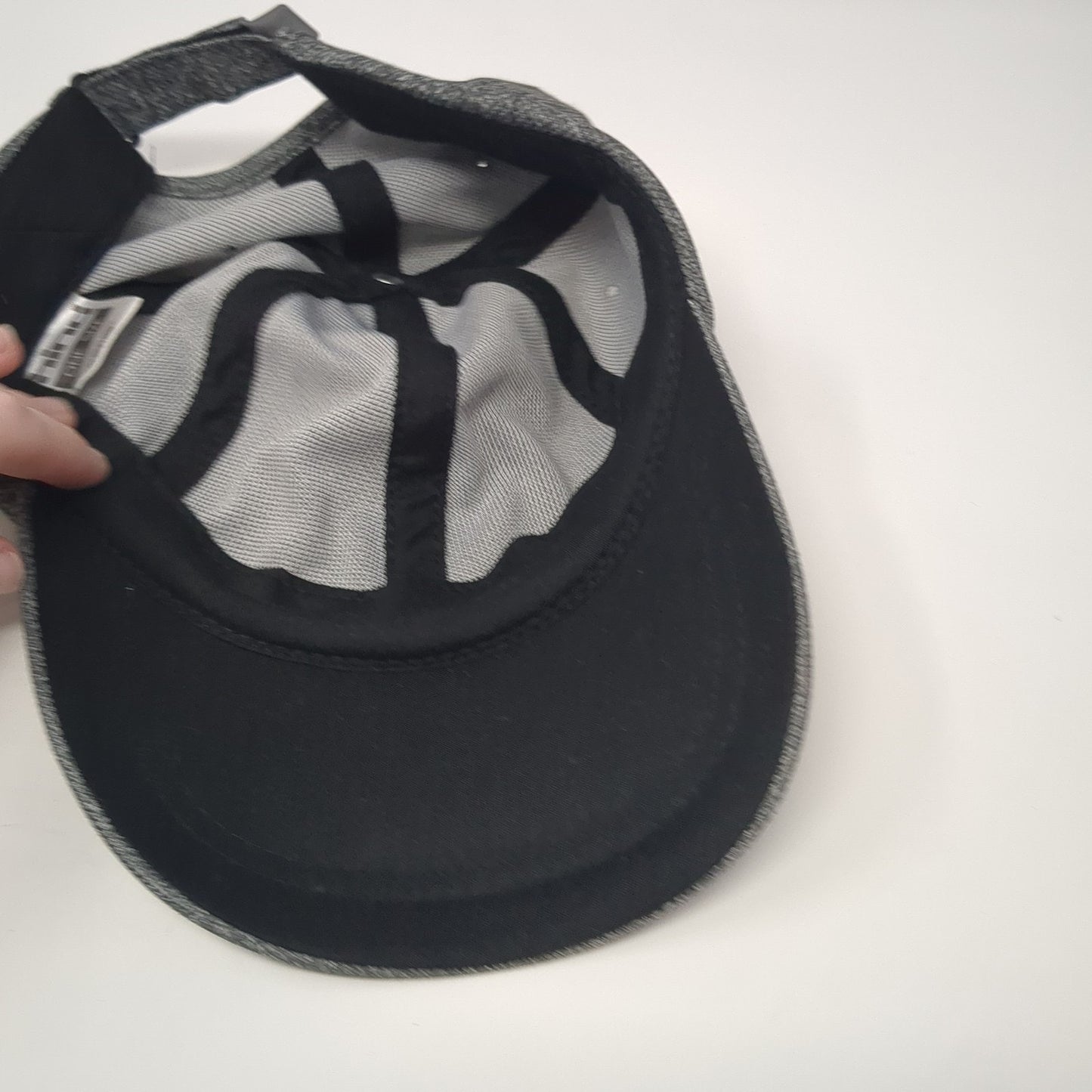 Hind Strapback Hat Gray One Size Adjustable Solid Vent Holes Outdoor